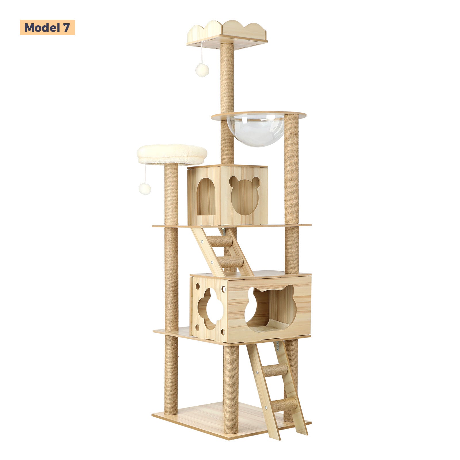 Alopet Cat Tree Tower Scratching Post Scratcher Cats Condo House Bed Furniture - Sunyee