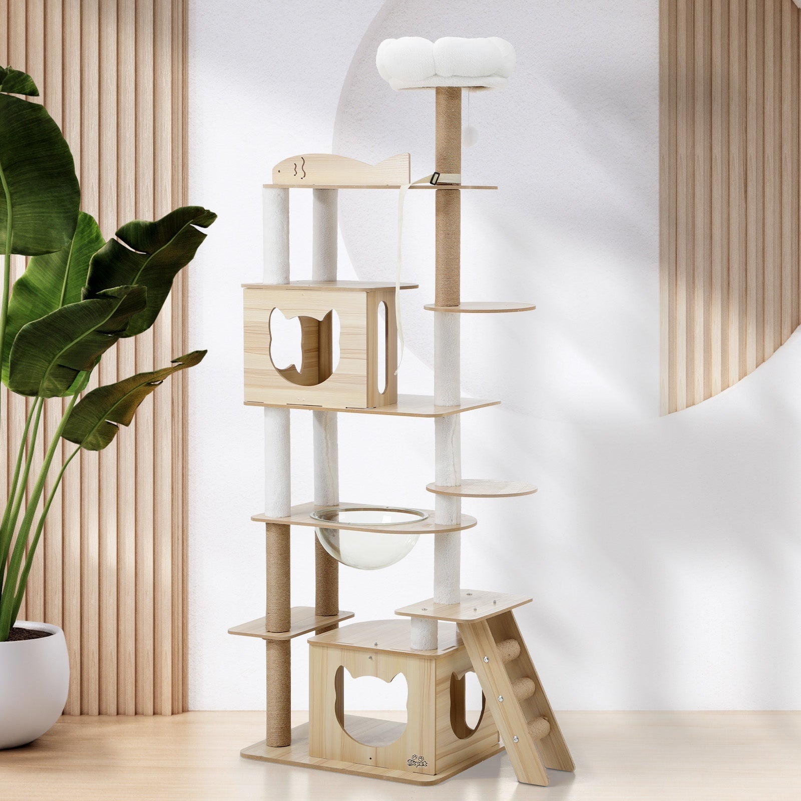 Alopet Cat Tree Tower Scratching Post Scratcher Condo House Bed Furniture - Sunyee
