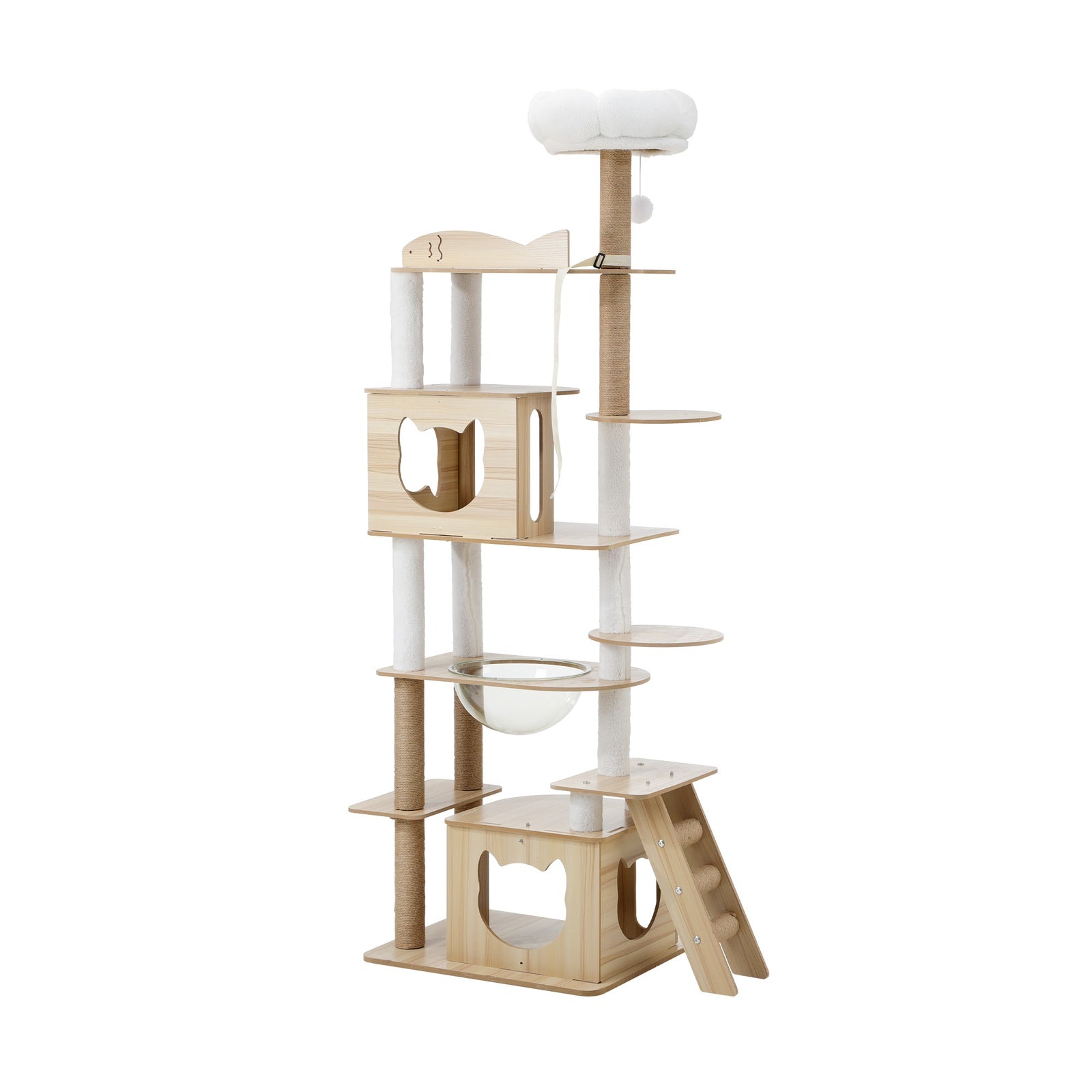 Alopet Cat Tree Tower Scratching Post Scratcher 190cm Condo House Bed Furniture - Sunyee