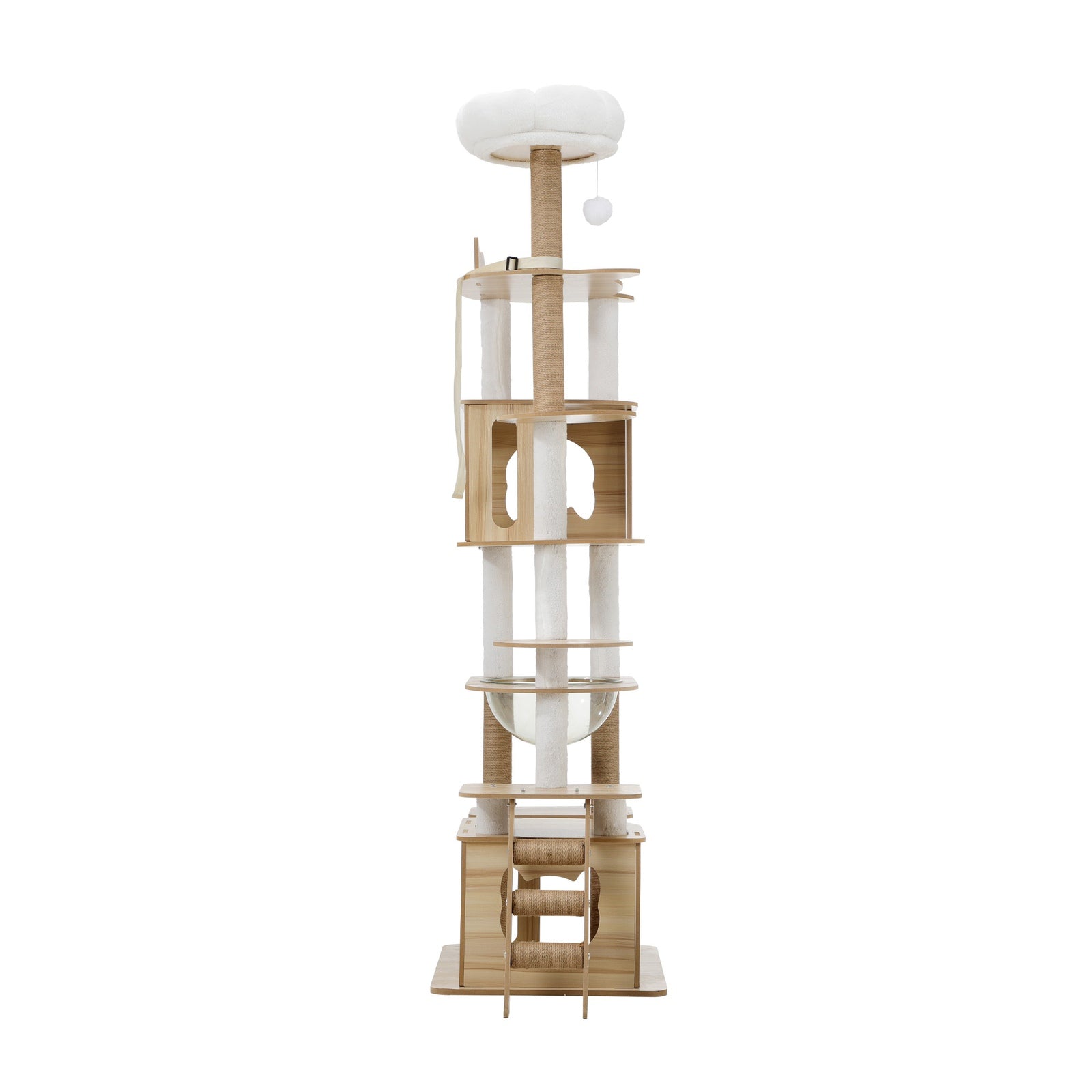 Alopet Cat Tree Tower Scratching Post Scratcher 190cm Condo House Bed Furniture - Sunyee