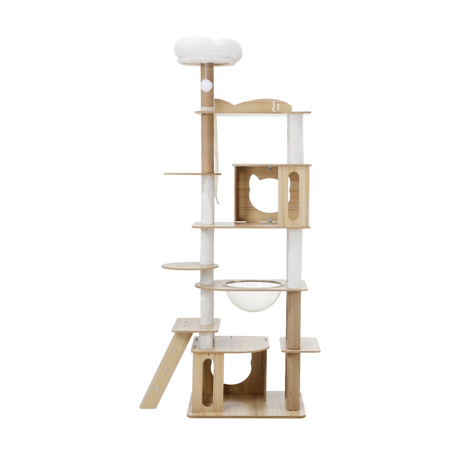 Alopet Cat Tree Tower Scratching Post Scratcher 190cm Condo House Bed Furniture - Sunyee