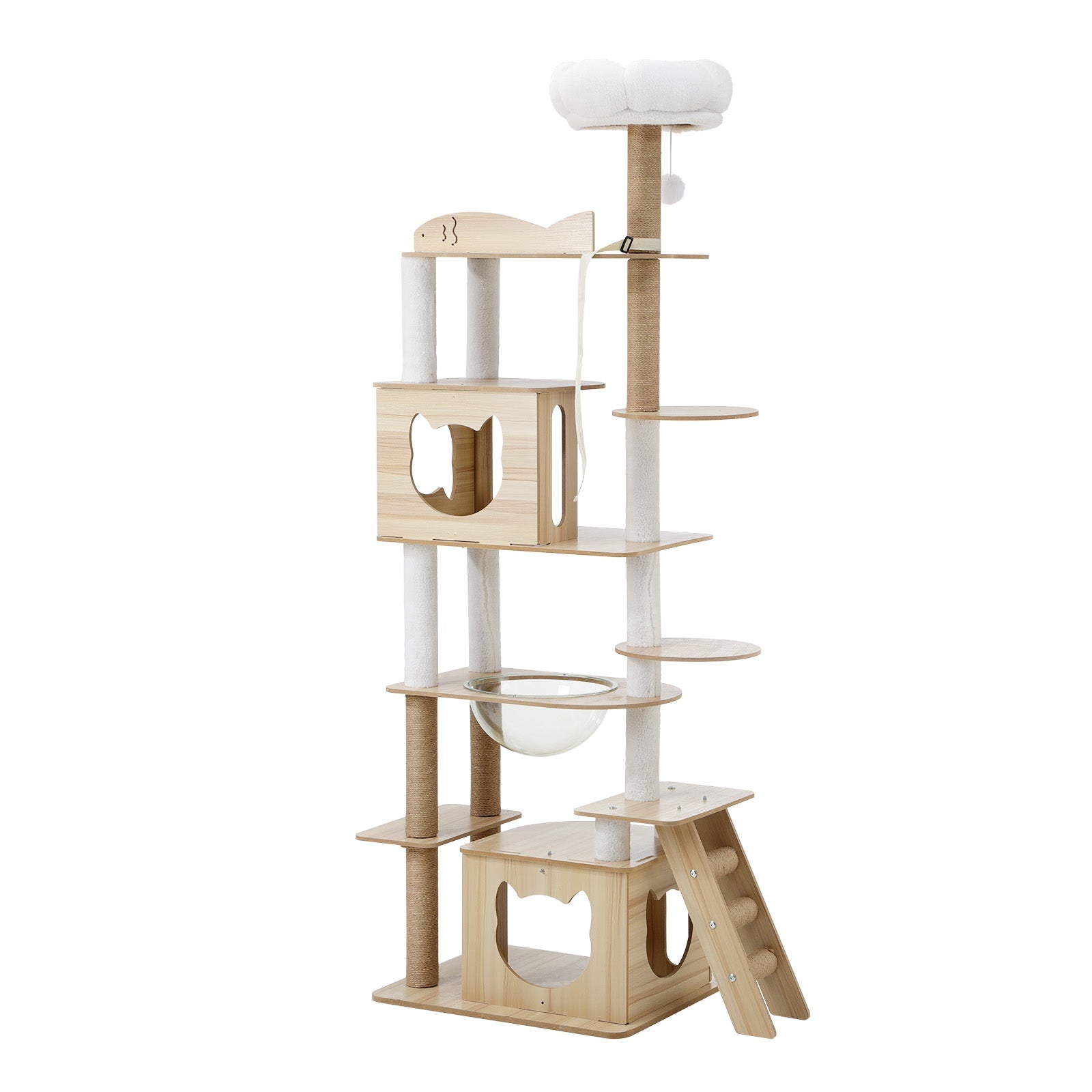 Alopet Cat Tree Tower Scratching Post Scratcher 190cm Condo House Bed Furniture - Sunyee