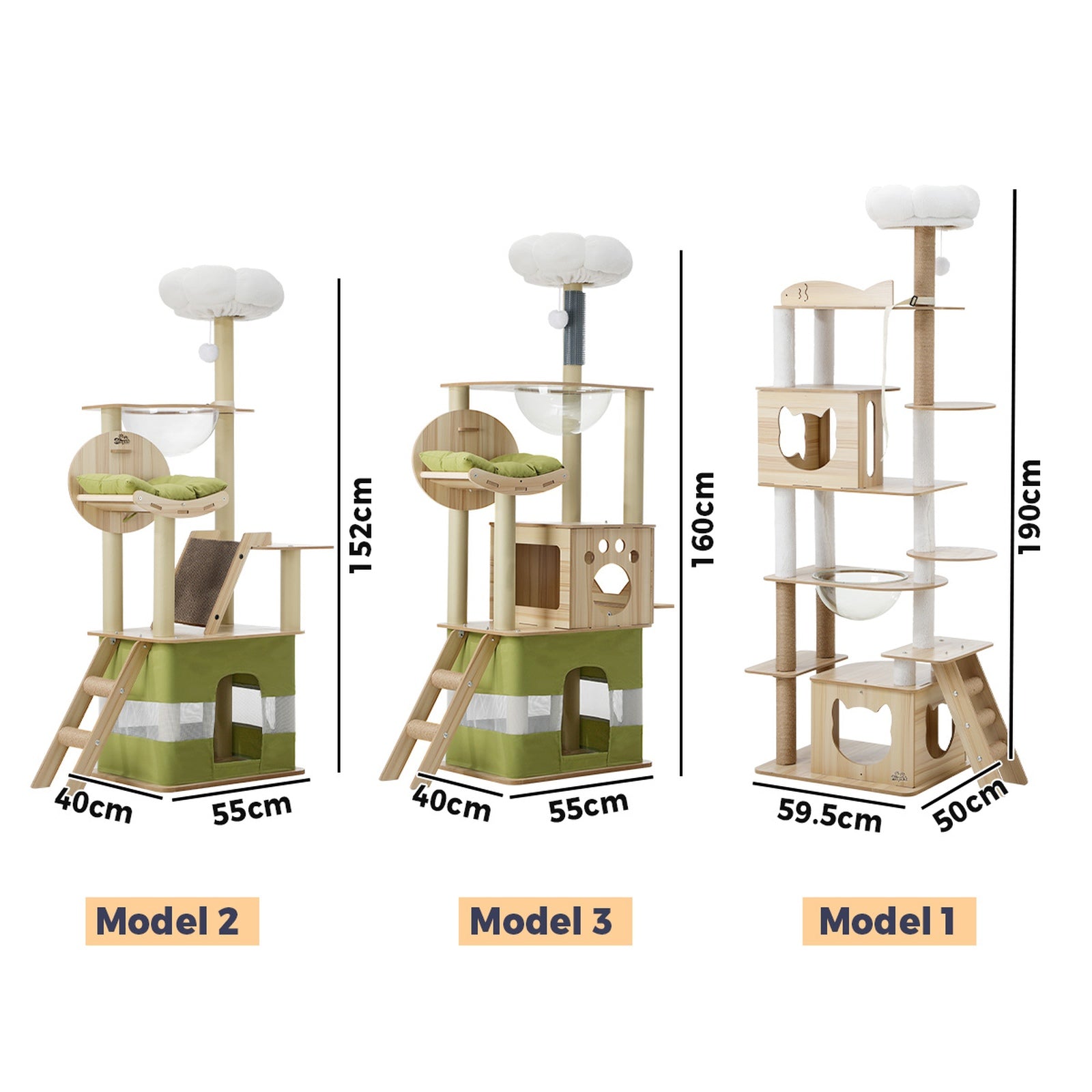 Alopet Cat Tree Tower Scratching Post Scratcher Condo House Bed Furniture - Sunyee