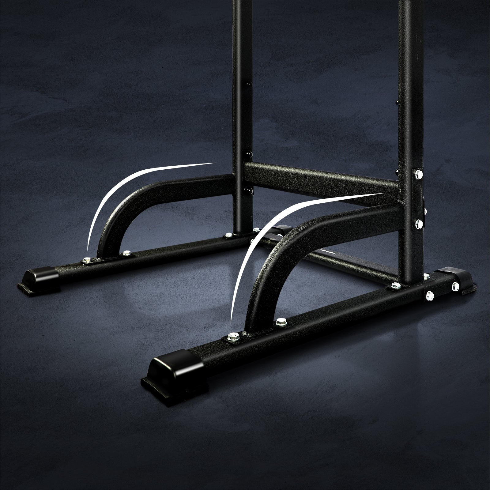 Finex Power Tower Chin Up Station Push Pull Up Bar Knee Raise Weight Dip Gym - Sunyee