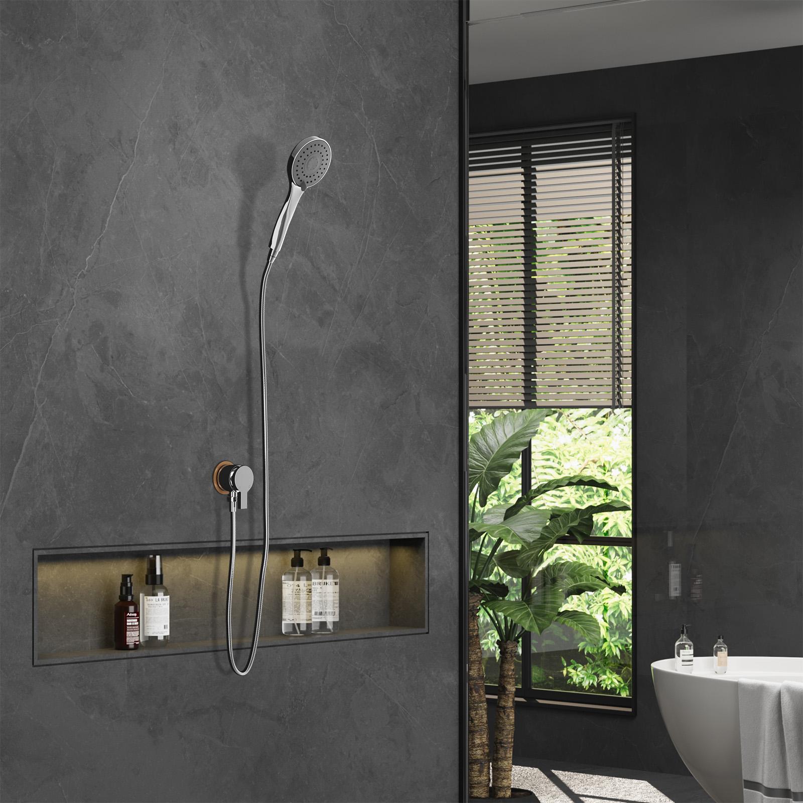 Welba Handheld Shower Head Set With Mixer Caravan Motorhome 3-Mode Shower WELS - Sunyee