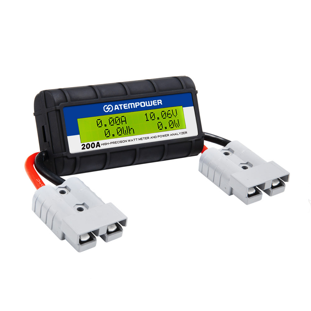 200 AMP Digital Volt Watt Meter Caravan 4x4 Camping Solar 12V Ammeter Voltmeter - Sunyee