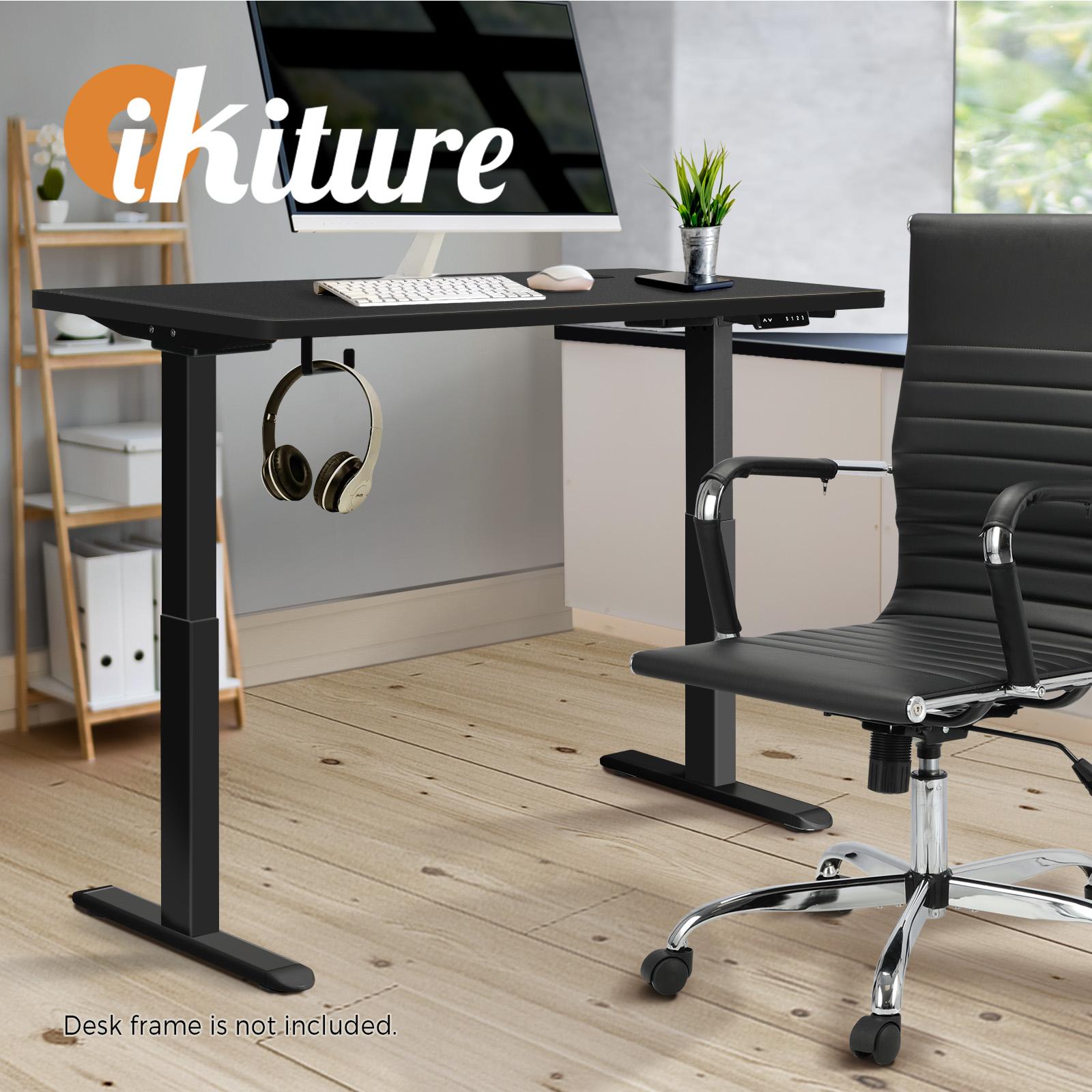 Oikiture Standing Desk Board Adjustable Computer Table Sit Stand Desk Top Black - Sunyee