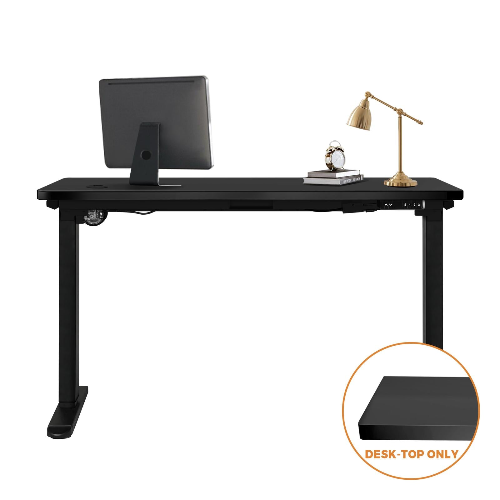 Oikiture Standing Desk Board Adjustable Computer Table Sit Stand Desk Top Black - Sunyee