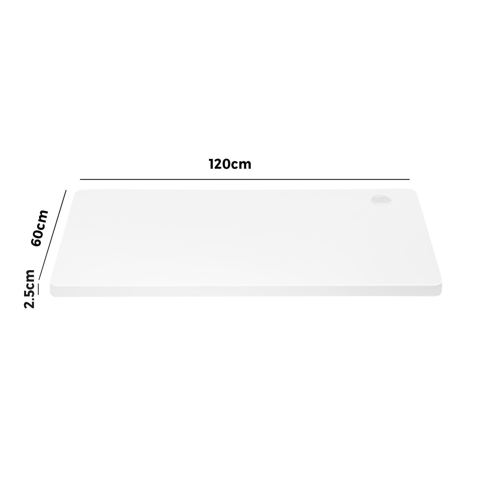 Oikiture Standing Desk Board Adjustable Top Computer Table Sit Stand Desk White - Sunyee