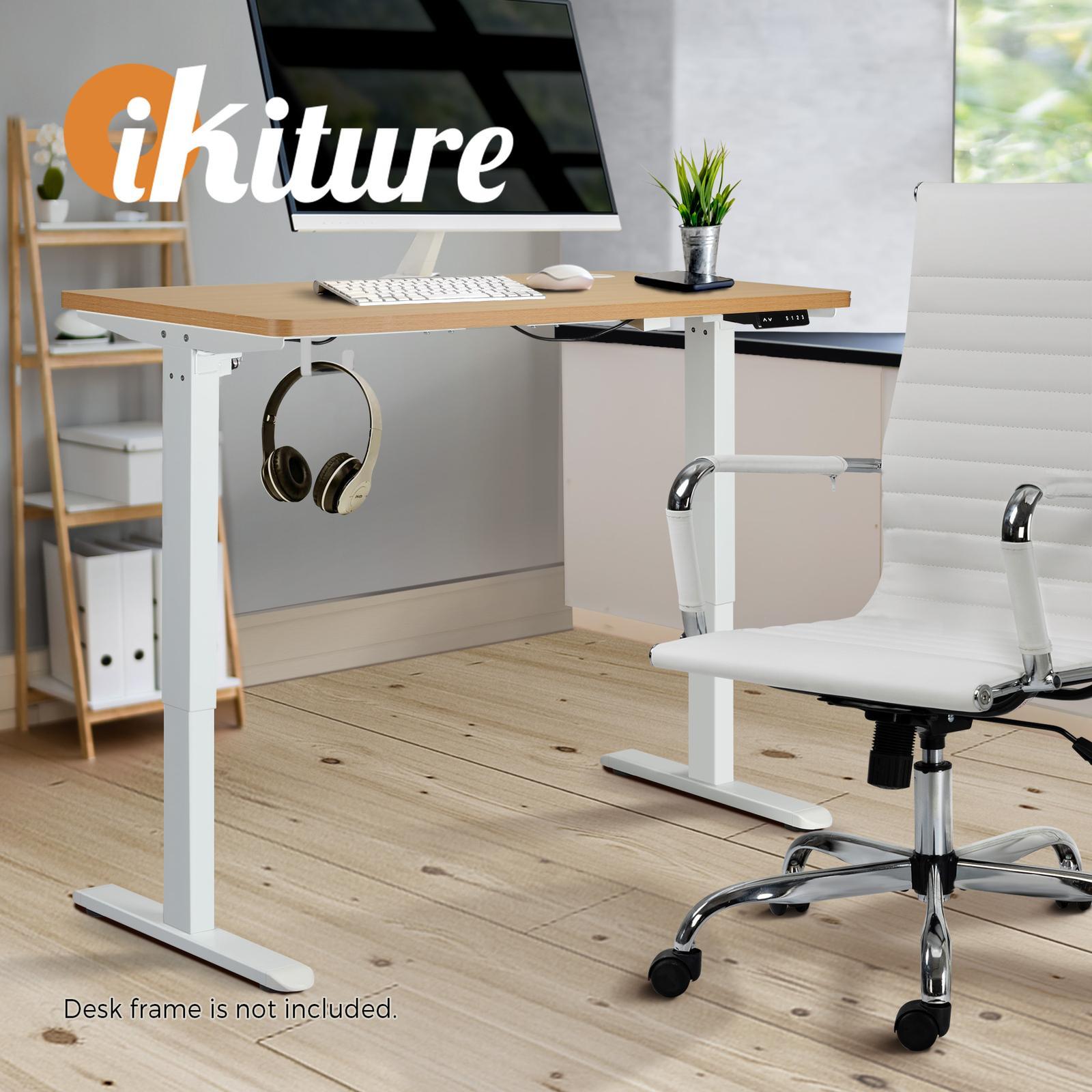 Oikiture Standing Desk Top Adjustable Electric Desk Board Computer Table OAK - Sunyee