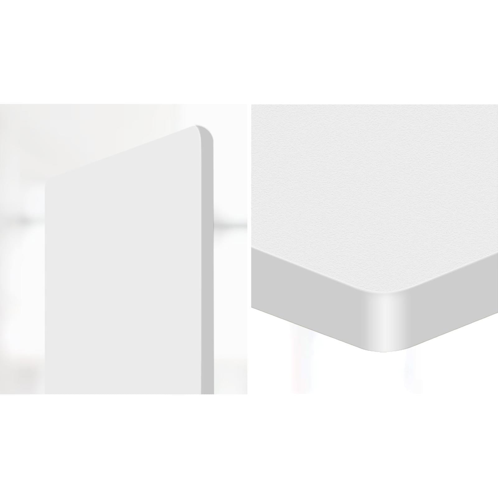 Oikiture Standing Desk Top Adjustable Electric Desk Board Computer Table White - Sunyee