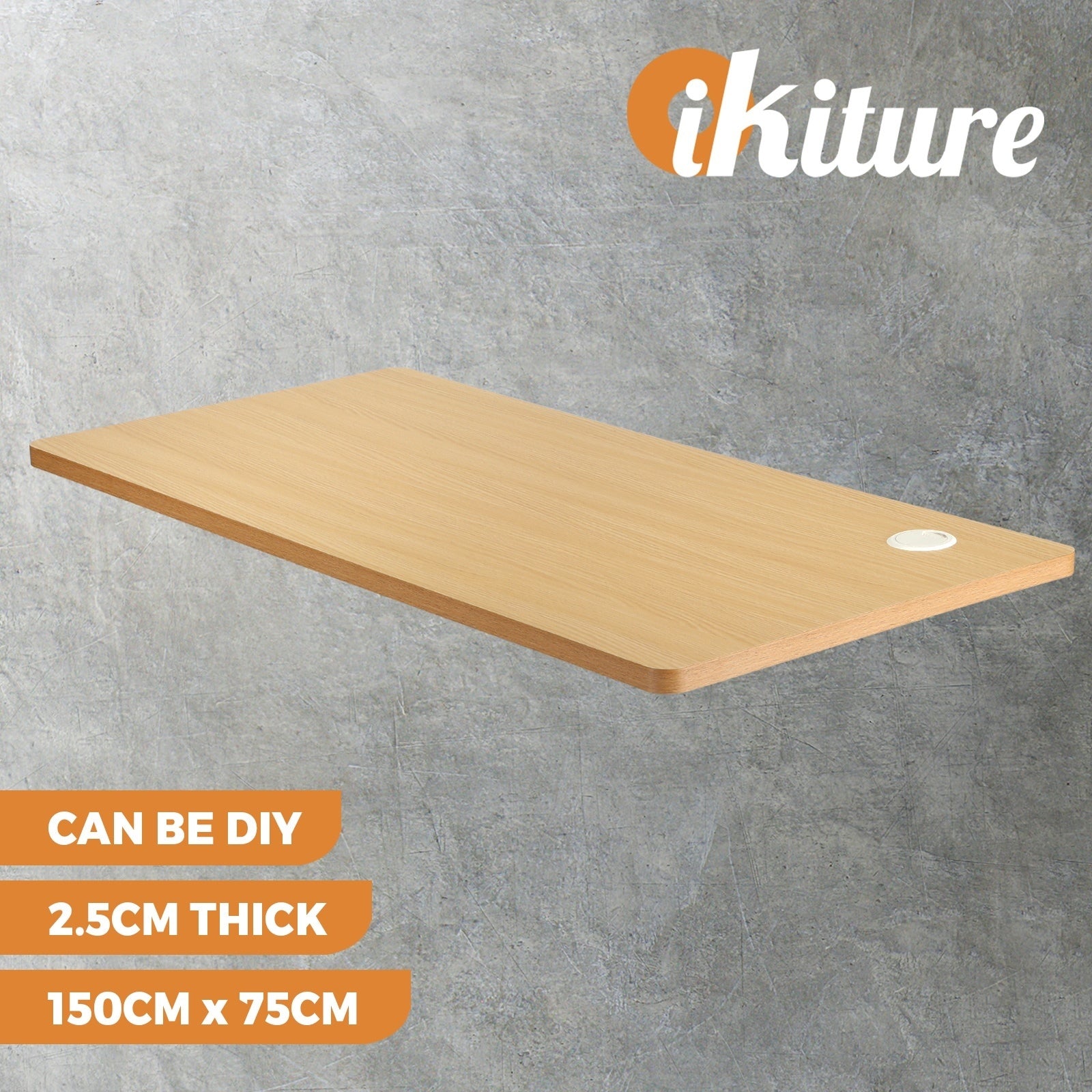 Oikiture Standing Desk Top Adjustable Motorised Electric Sit Stand Table 3 Sizes - Sunyee