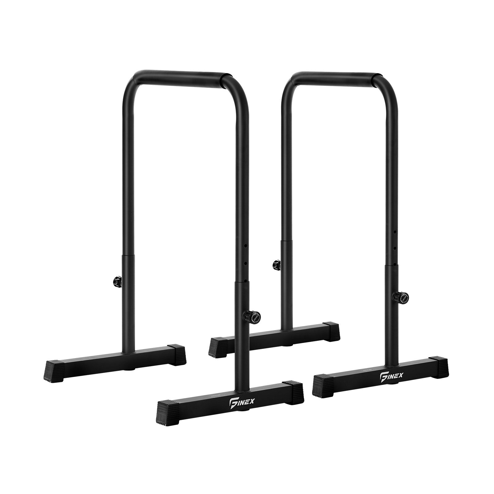 Finex Parallel Dip Bar Station Adjustable Dip Stand Station Push Up Gym Fitness - Sunyee