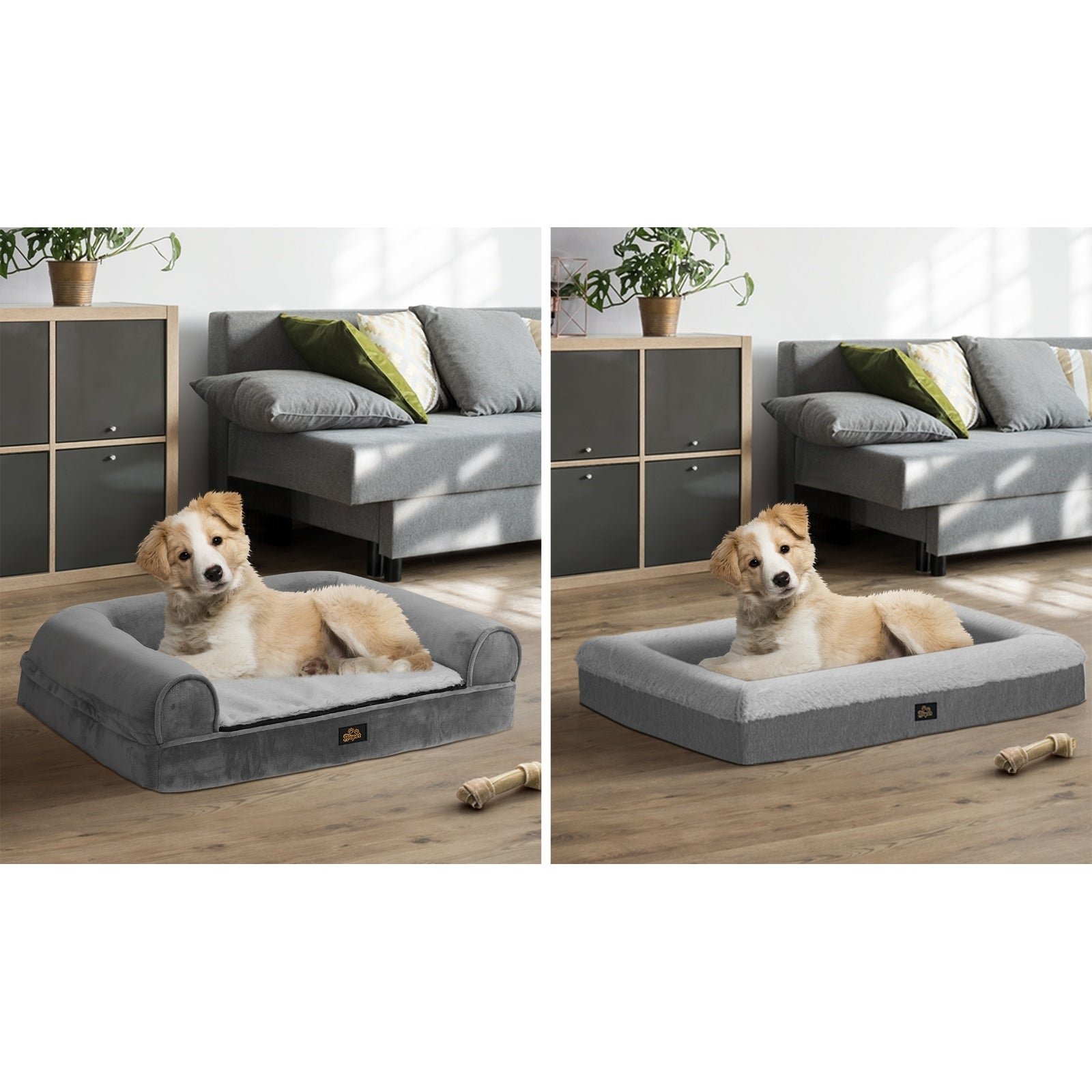 Alopet Orthopedic Dog Sofa Bed Pet Calming Mat Memory Foam Soft Warm Cushion - Sunyee