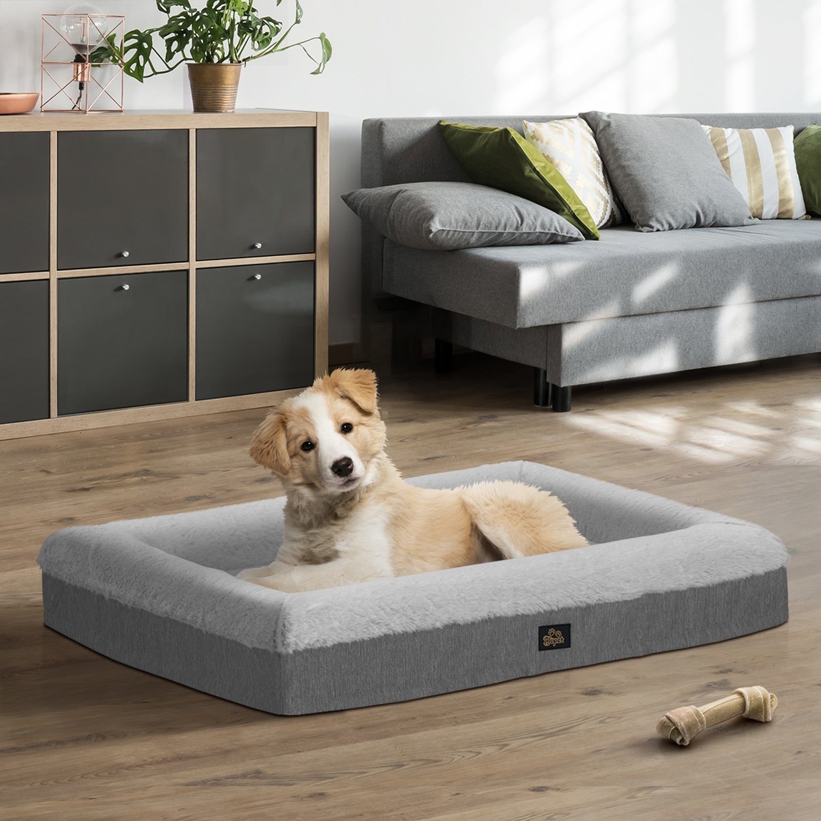 Alopet Orthopedic Dog Sofa Bed Pet Mat Calming Mattress Washable X Large - Sunyee
