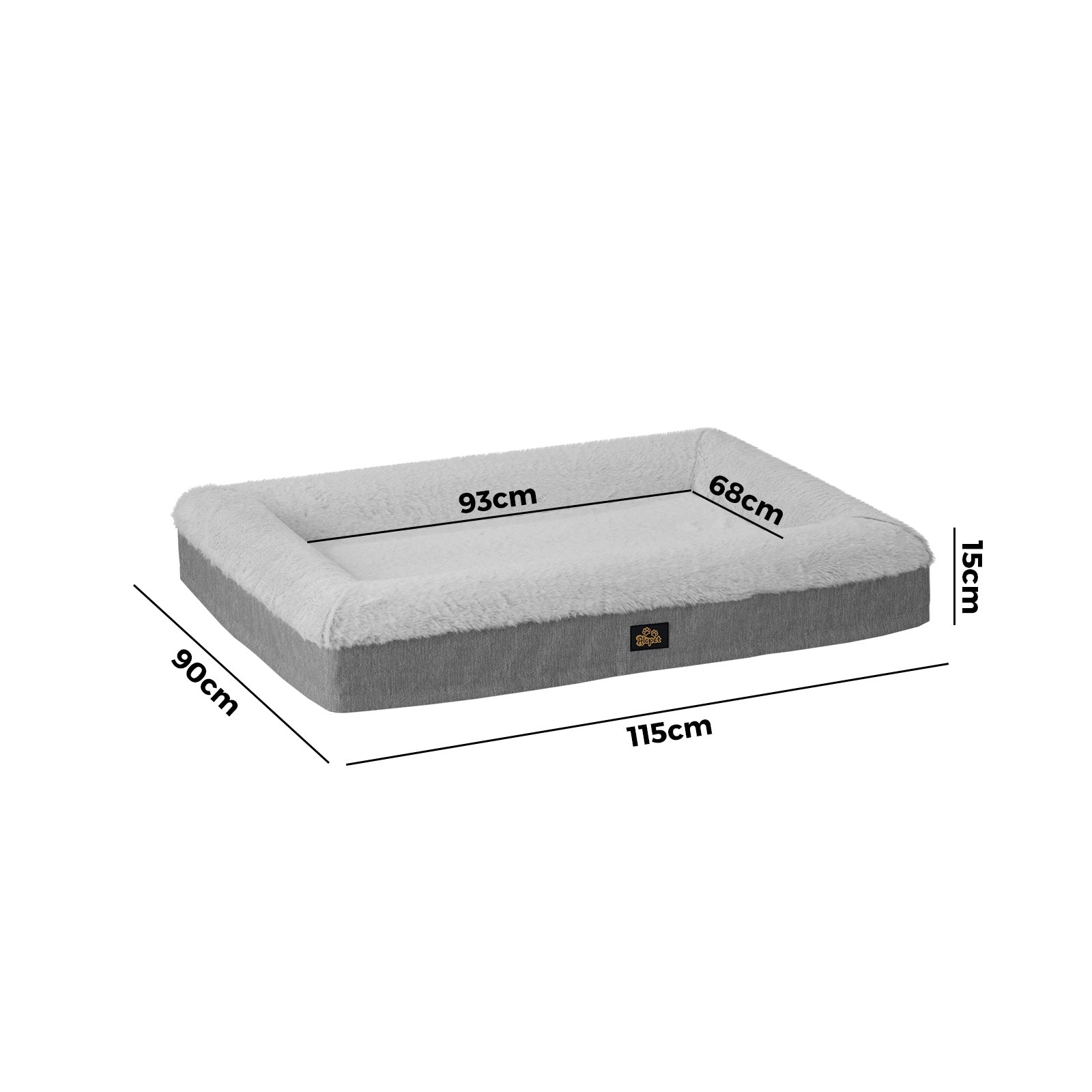 Alopet Orthopedic Dog Sofa Bed Pet Mat Calming Mattress Washable X Large - Sunyee