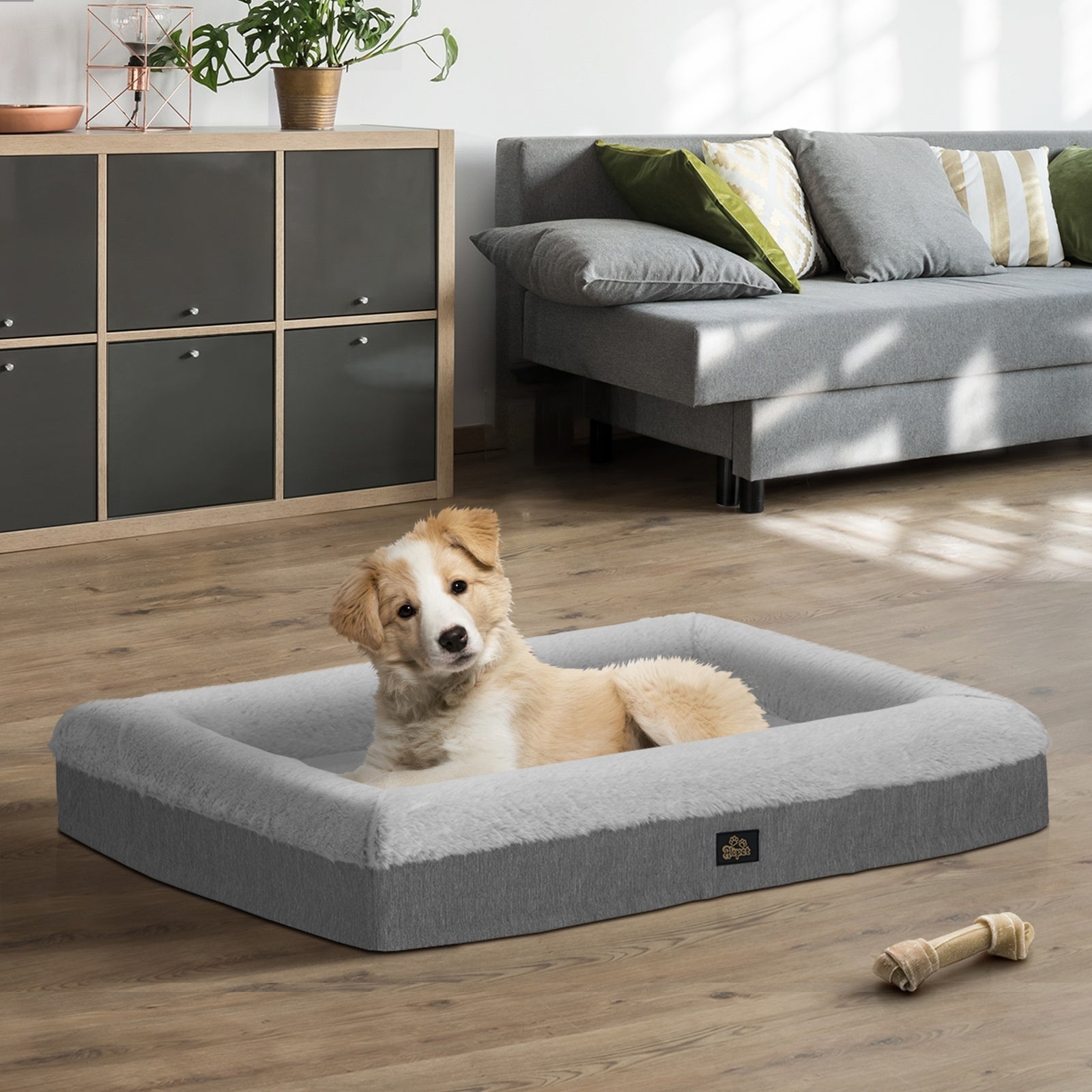 Alopet Orthopedic Dog Bed Calming Mattress Pet Mat Washable Removable XX Large - Sunyee