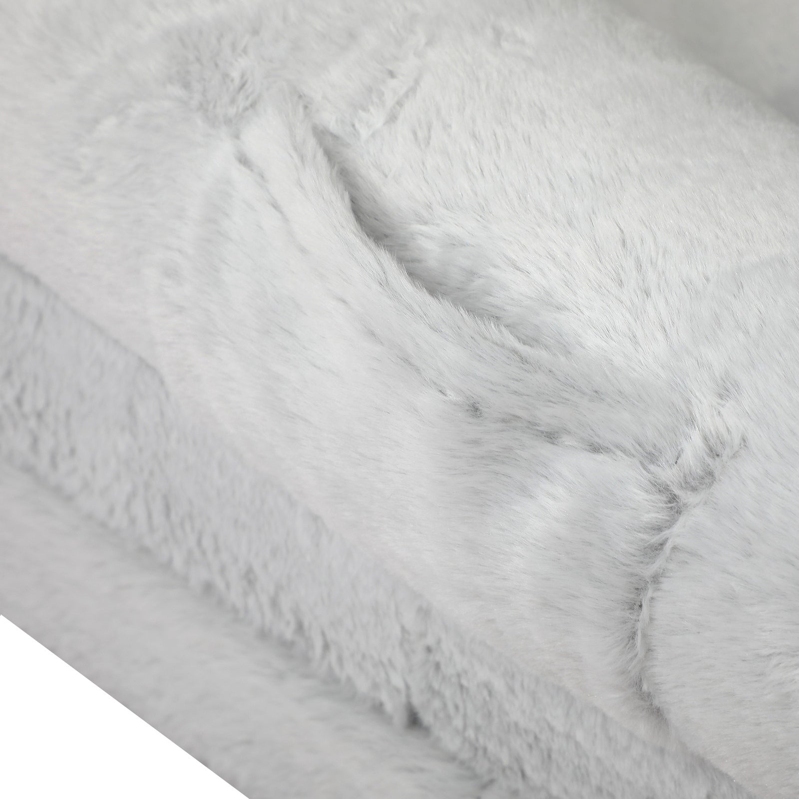 Alopet Foldable Human Dog Bed Calming Bed Dog Sofa Beds Removable Washable Grey