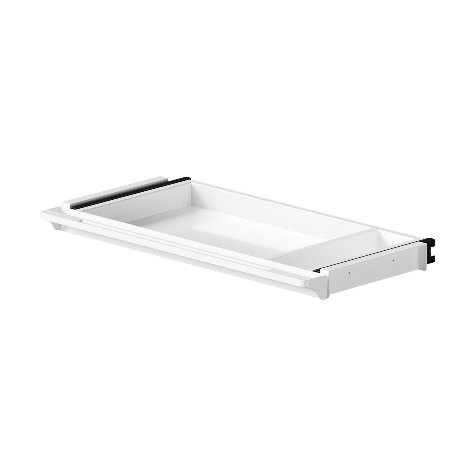 Oikiture Under Desk Drawer Pull-Out Drawer Sliding Tray Storage Organizer White - Sunyee