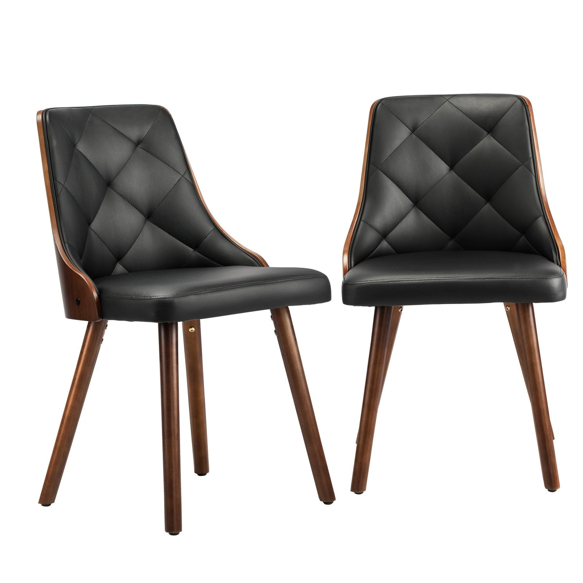 Oikiture 2x Dining Chairs Upholstered French Provincial Tufted Kitchen Cafe - Sunyee