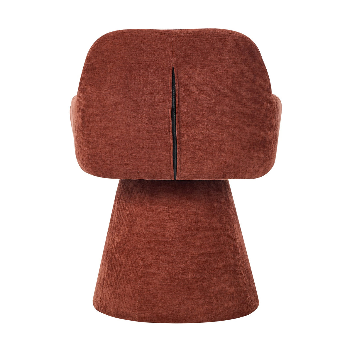 Oikiture 4x Dining Chair Swivel Armchair Lounge Accent Chair Polyester Linen Red