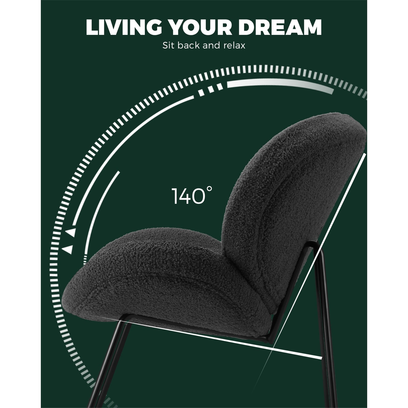 Oikiture Armchair Lounge Sofa Dining Chair Fabric Accent Chairs Tub Armchairs - Sunyee