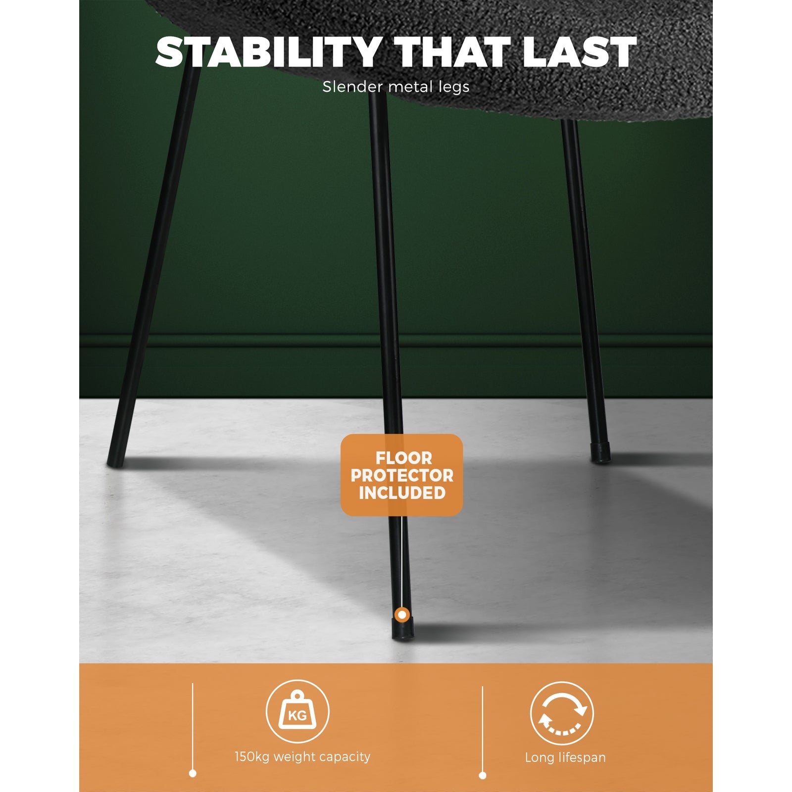 Oikiture Armchair Lounge Sofa Dining Chair Fabric Accent Chairs Tub Armchairs - Sunyee