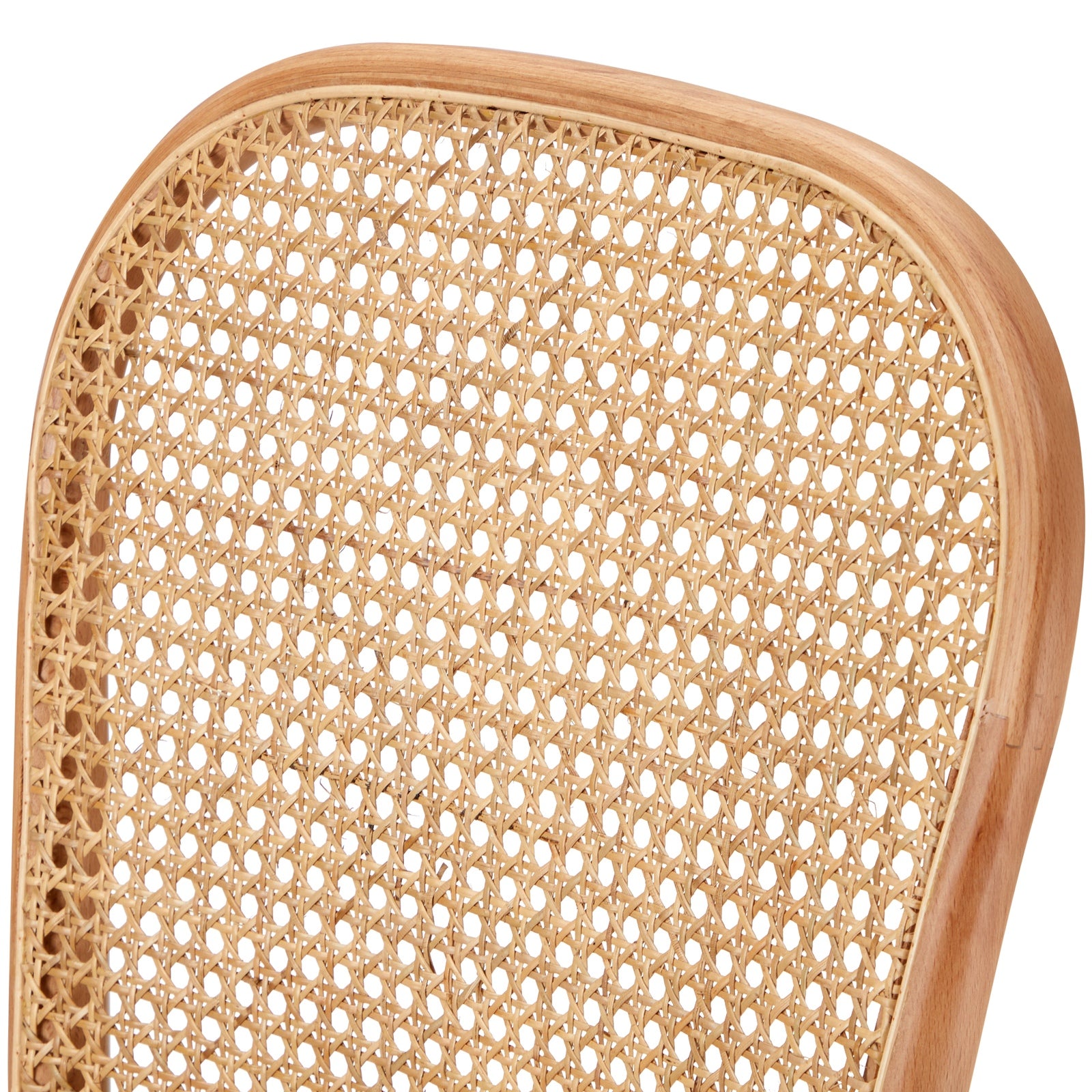 Oikiture Dining Chairs Wooden Chairs Rattan Accent Chair Beige - Sunyee