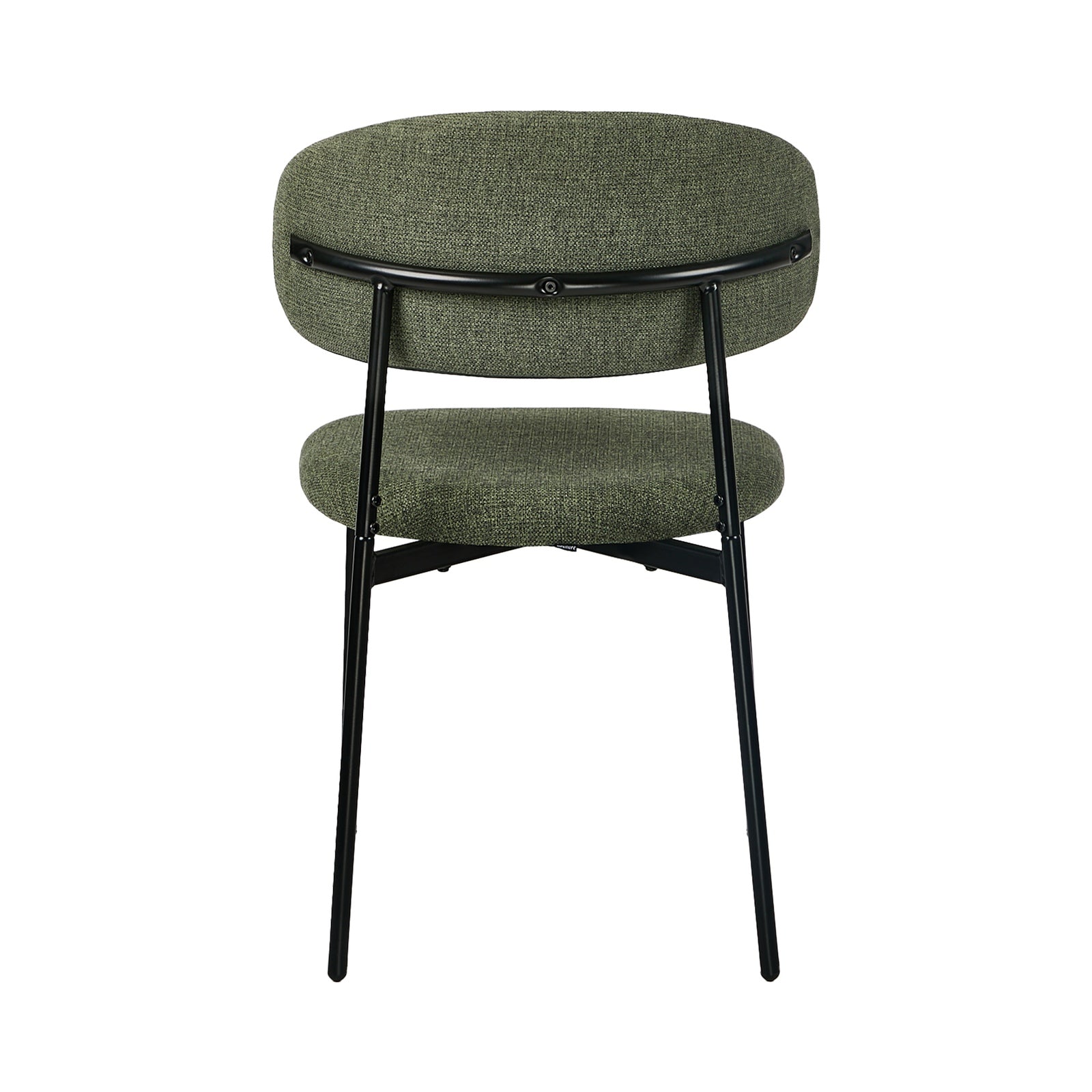 Oikiture 2x Dining Chairs Kitchen Lounge Seat Linen Fabric Accent Chair Green - Sunyee