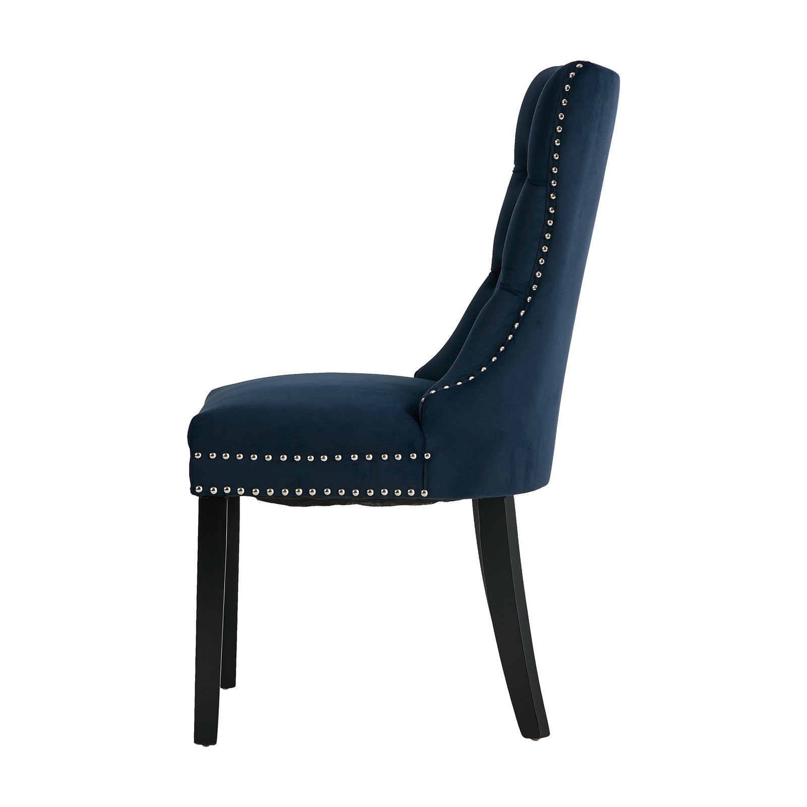 Oikiture 8x Velvet Dining Chairs Upholstered French Provincial Tufted Blue - Sunyee