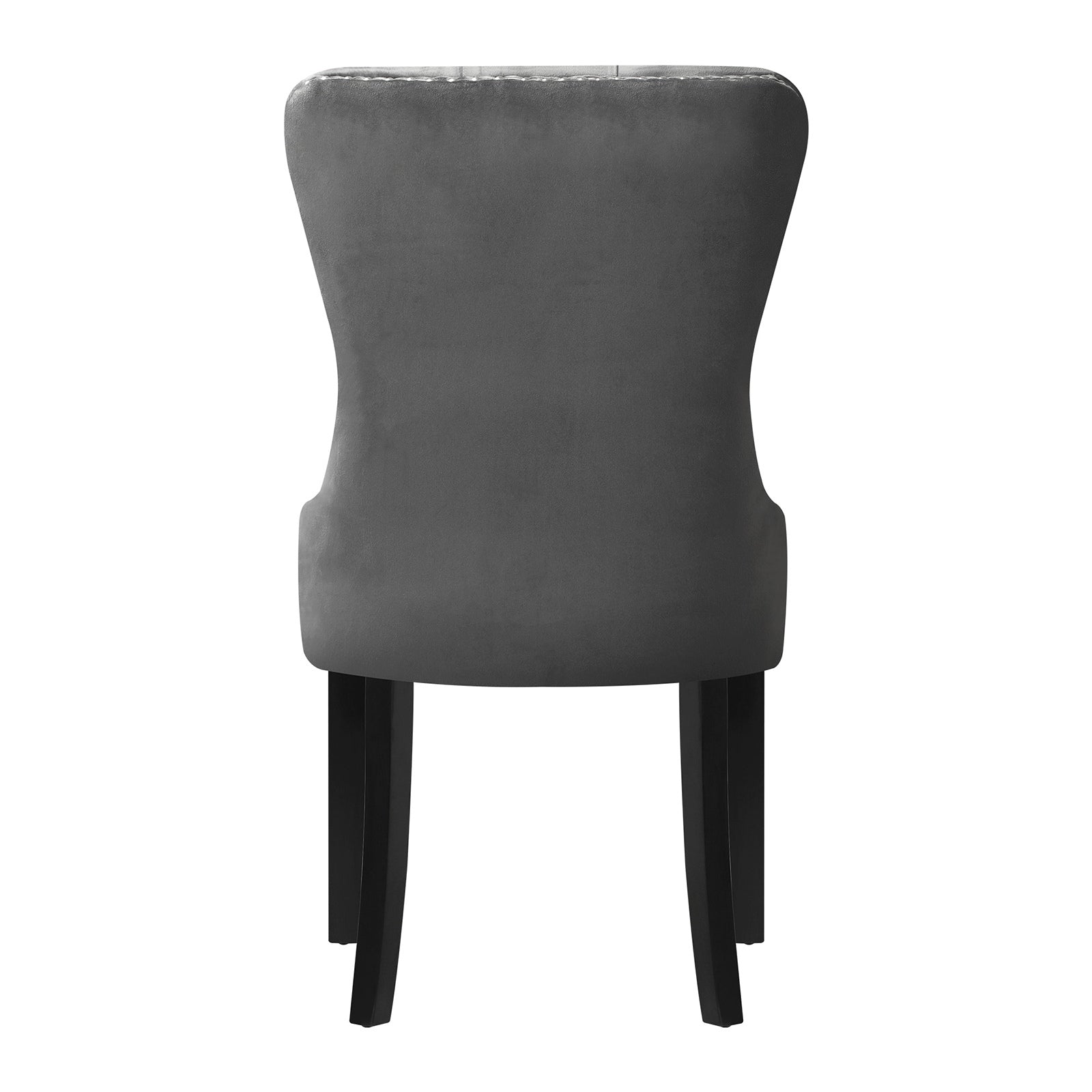 Oikiture 4x Velvet Dining Chairs Upholstered French Provincial Tufted Grey - Sunyee