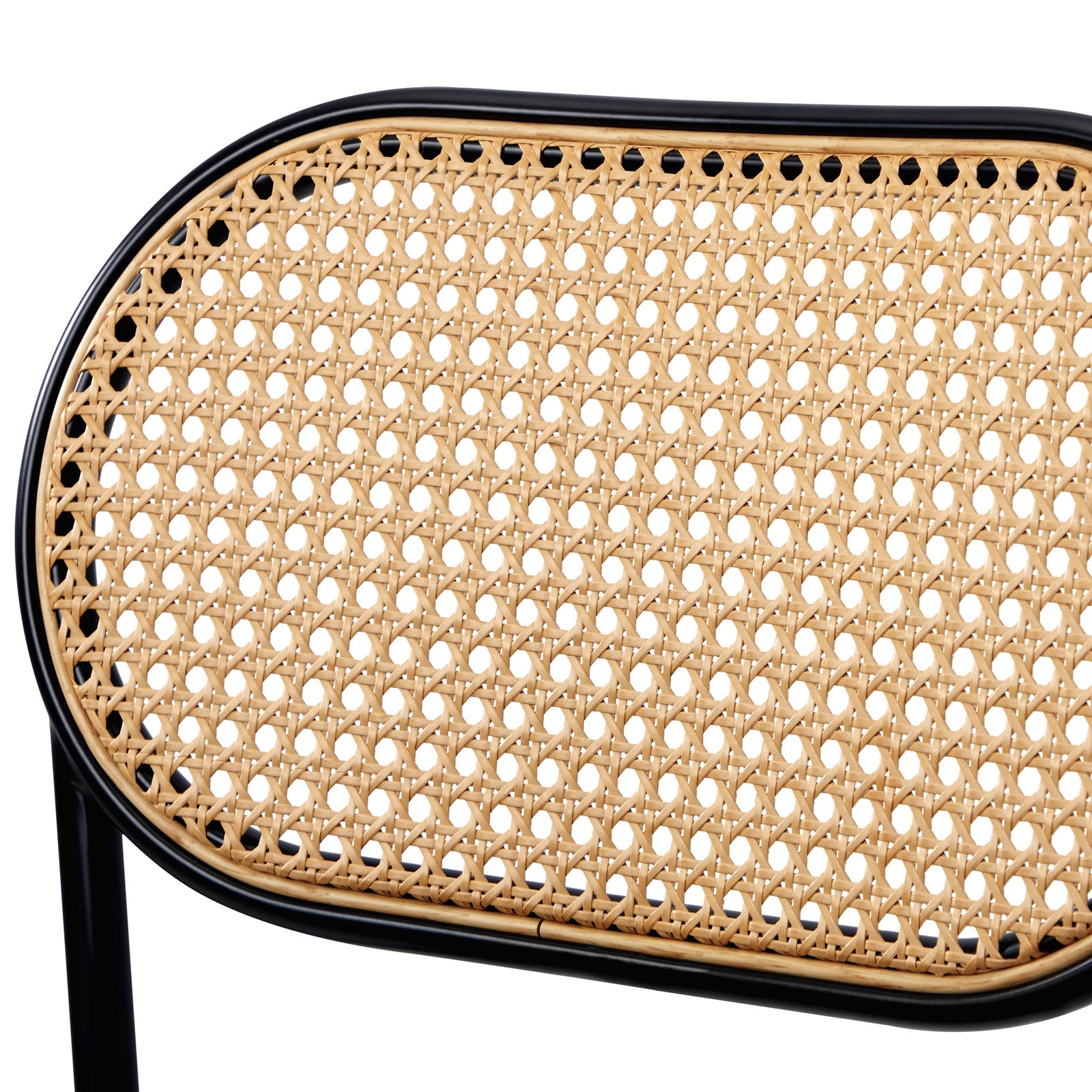 Oikiture 2PCS Dining Chair Accent Chairs Rattan Furniture PU Leather Black - Sunyee