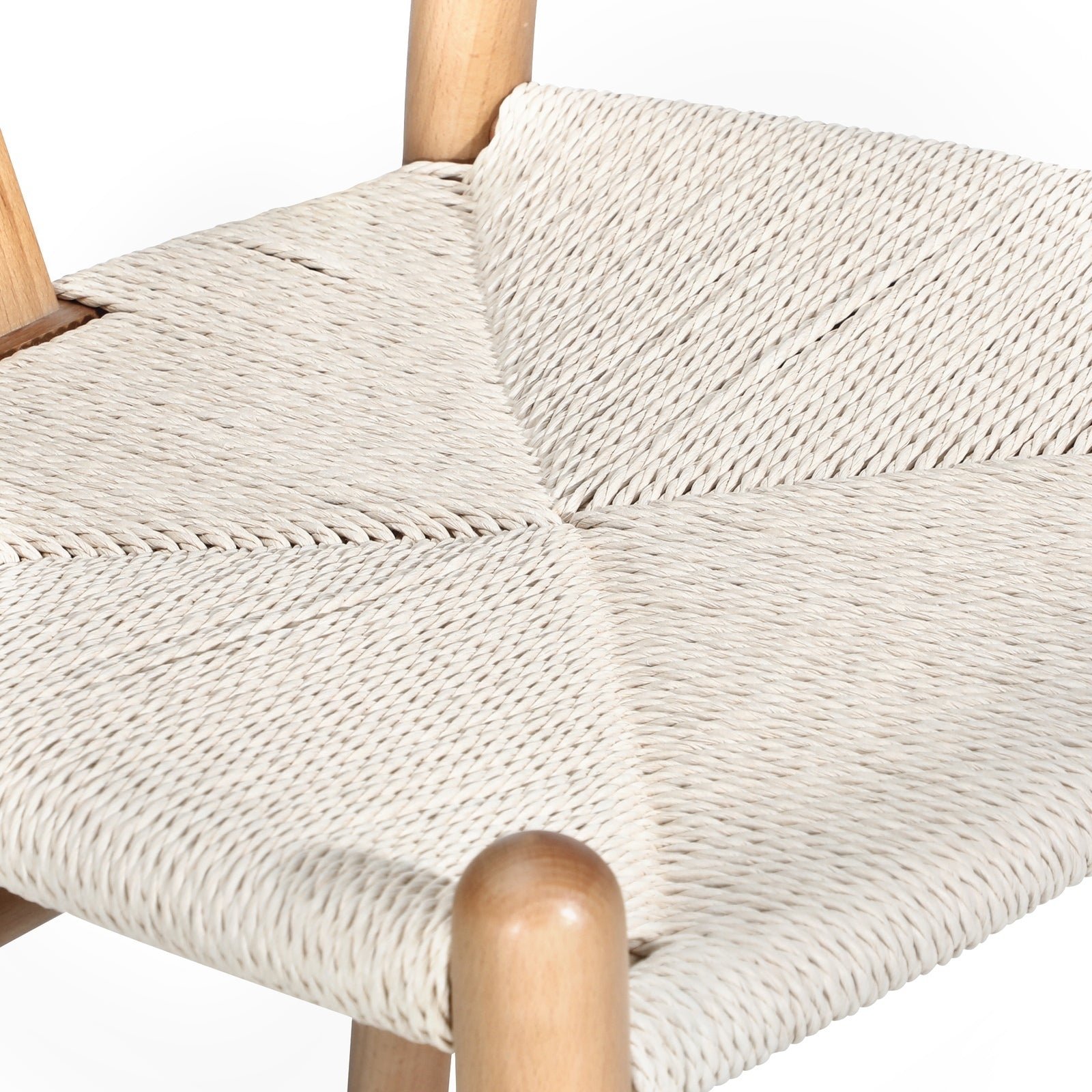 Oikiture 8x Dining Chair Wooden Hans Wegner Chair Wishbone Cafe Lounge Seat - Sunyee