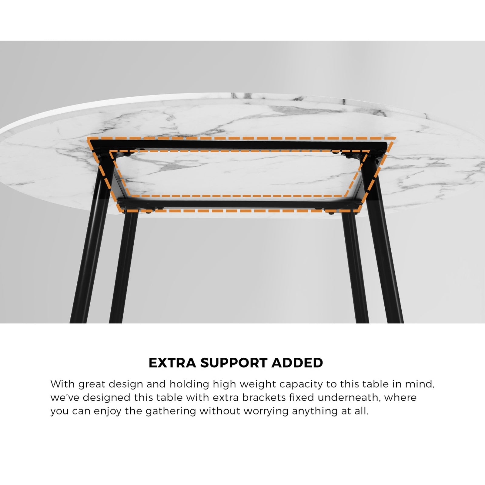 Oikiture 110cm Round Dining Table with 4PCS Dining Chairs Accent Sherpa Gold - Sunyee