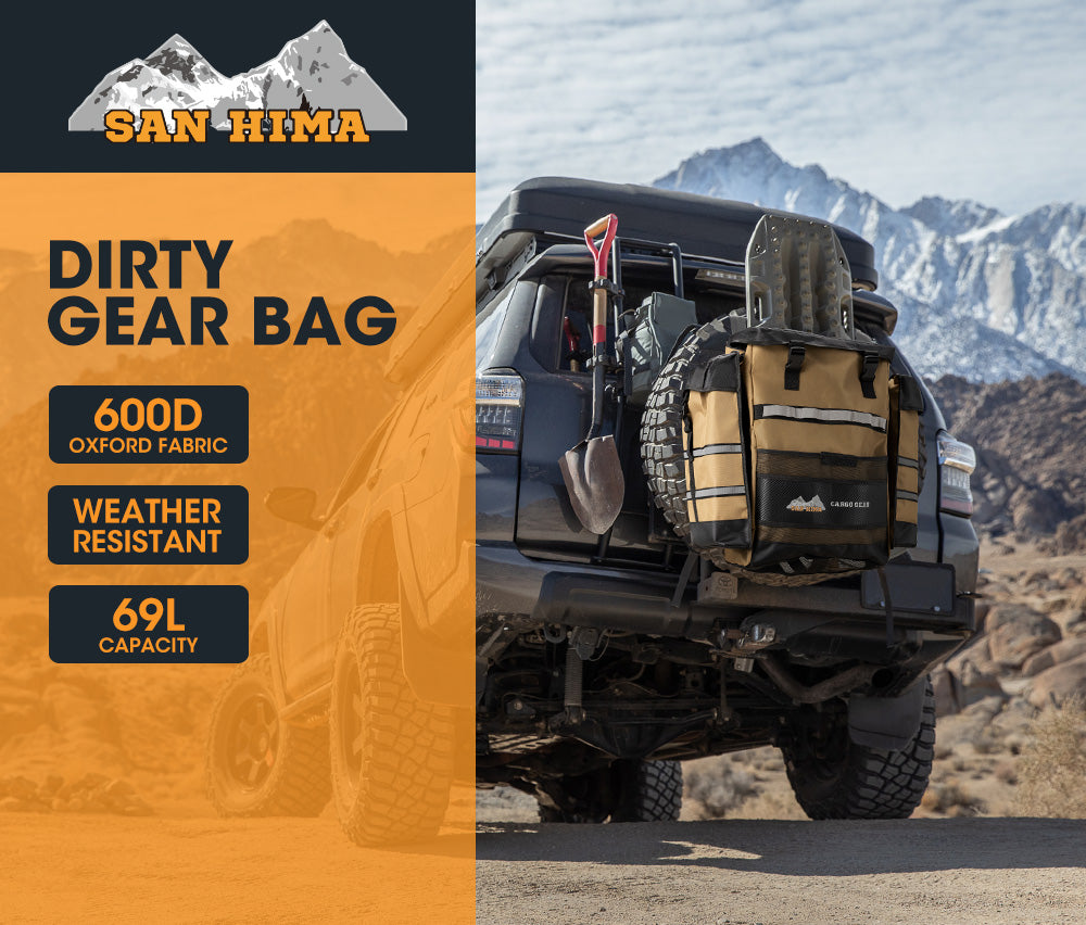 San Hima Spare Wheel Rubbish Bag 69L Dirty Gear Bag Bin Car Rear Tire Trash Bag - Sunyee