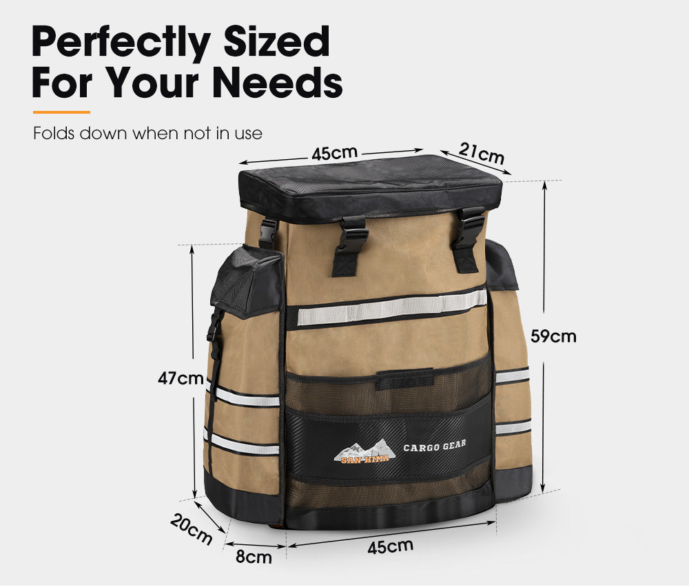 San Hima Spare Wheel Rubbish Bag 69L Dirty Gear Bag Bin Car Rear Tire Trash Bag - Sunyee