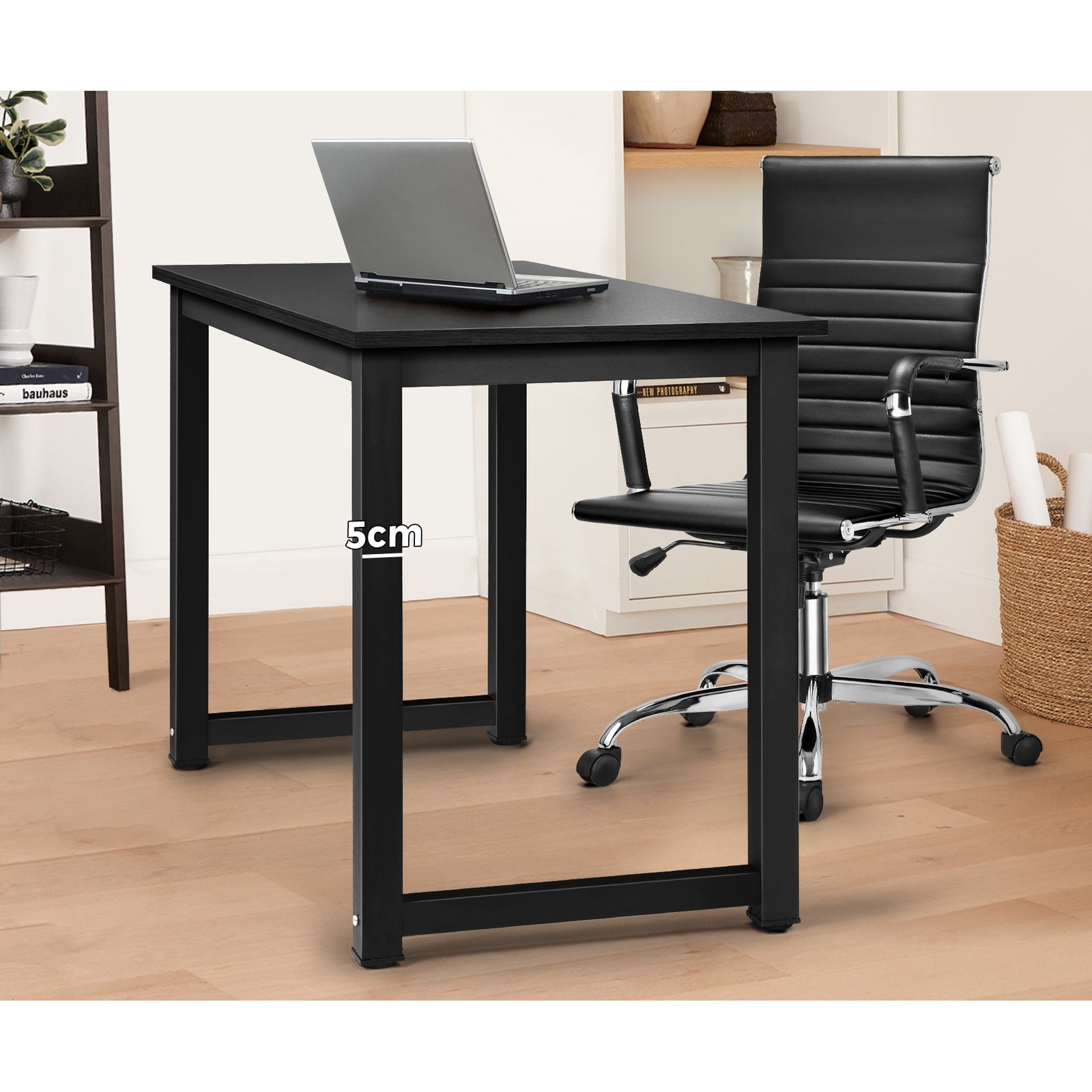 Oikiture Computer Desk Office Table Study Workstation Student PC Laptop Desks - Sunyee