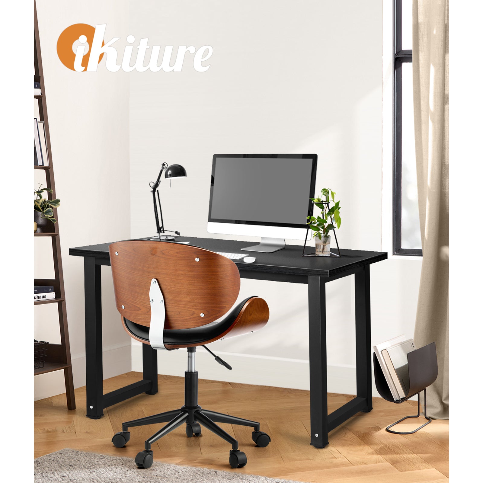 Oikiture Computer Desk Office Table Study Workstation Student PC Laptop Desks - Sunyee