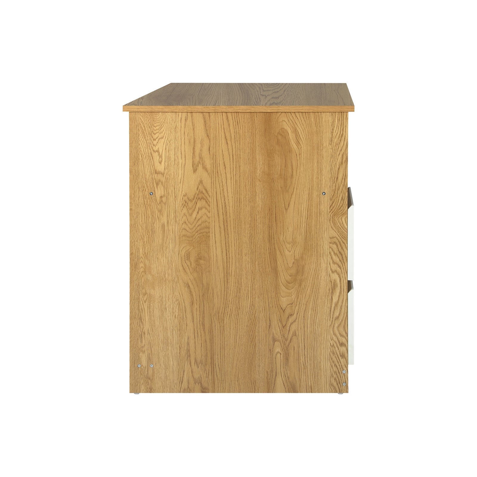 Oikiture Computer Desk Drawers Storage Laptop Table Student Study Office Desks - Sunyee