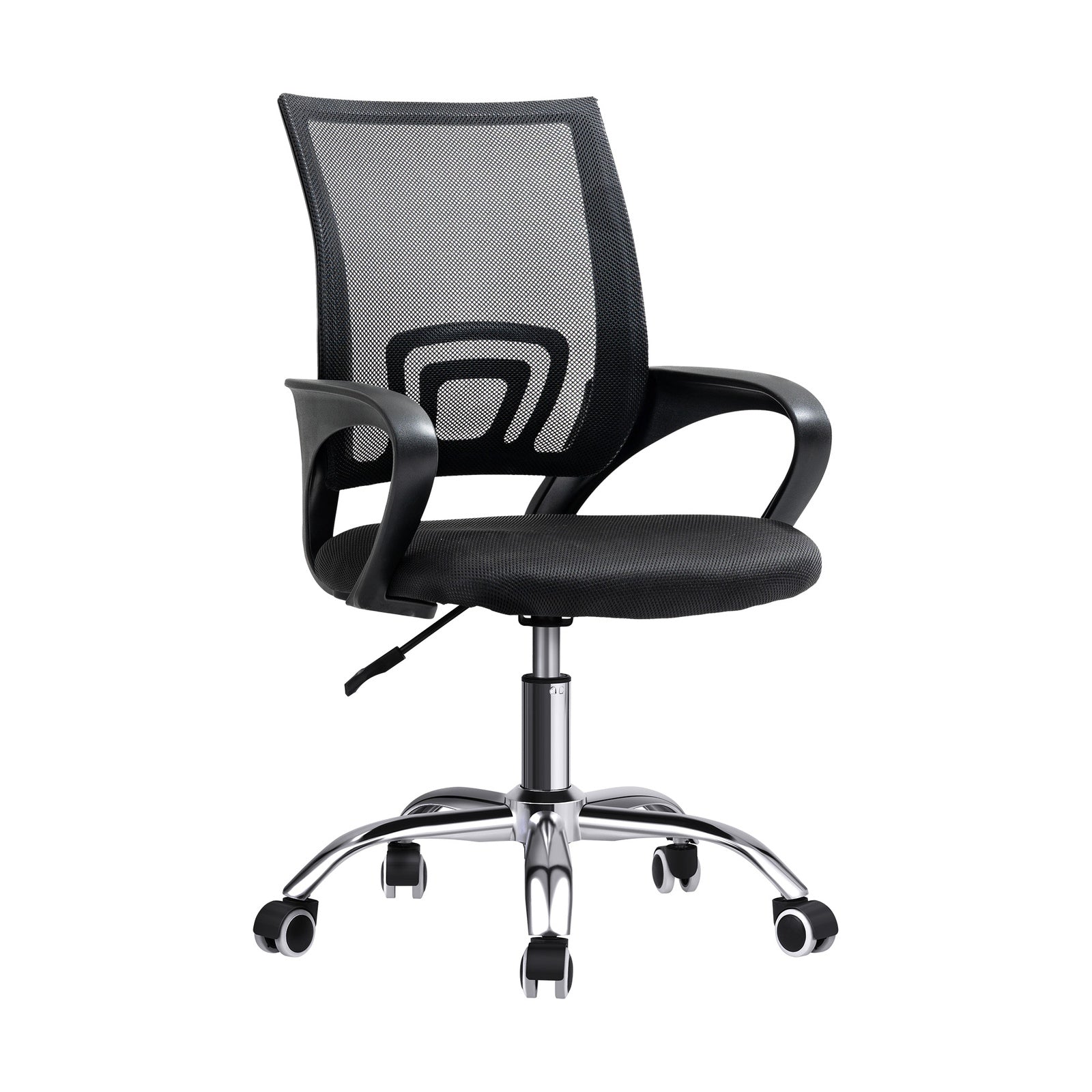 Oikiture Home Office Desk and Chair Set BK&WH Computer Desk Mesh Office Chair - Sunyee