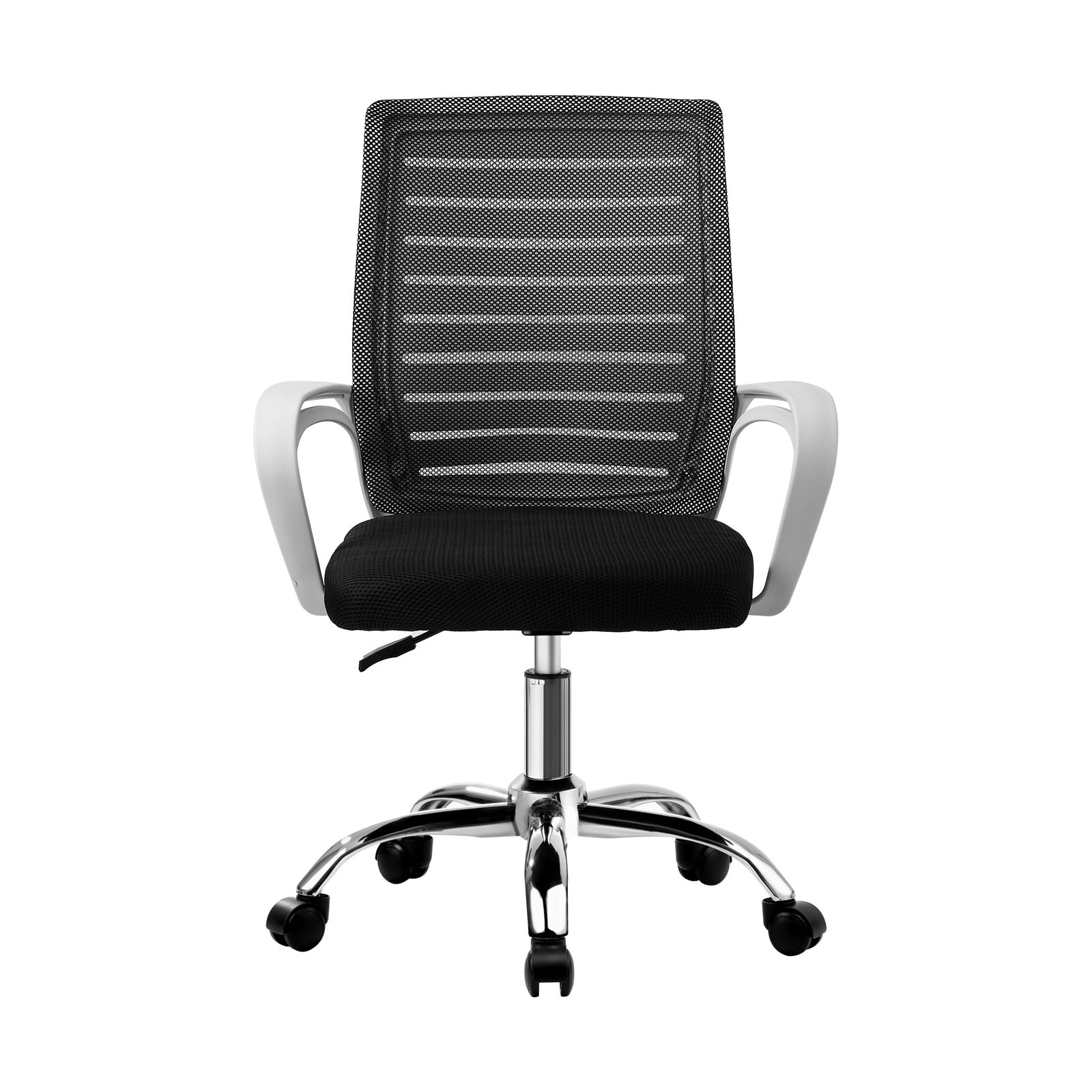 Oikiture Home Office Desk and Chair Set BK&WH Gaming Desk Mesh Office Chair - Sunyee