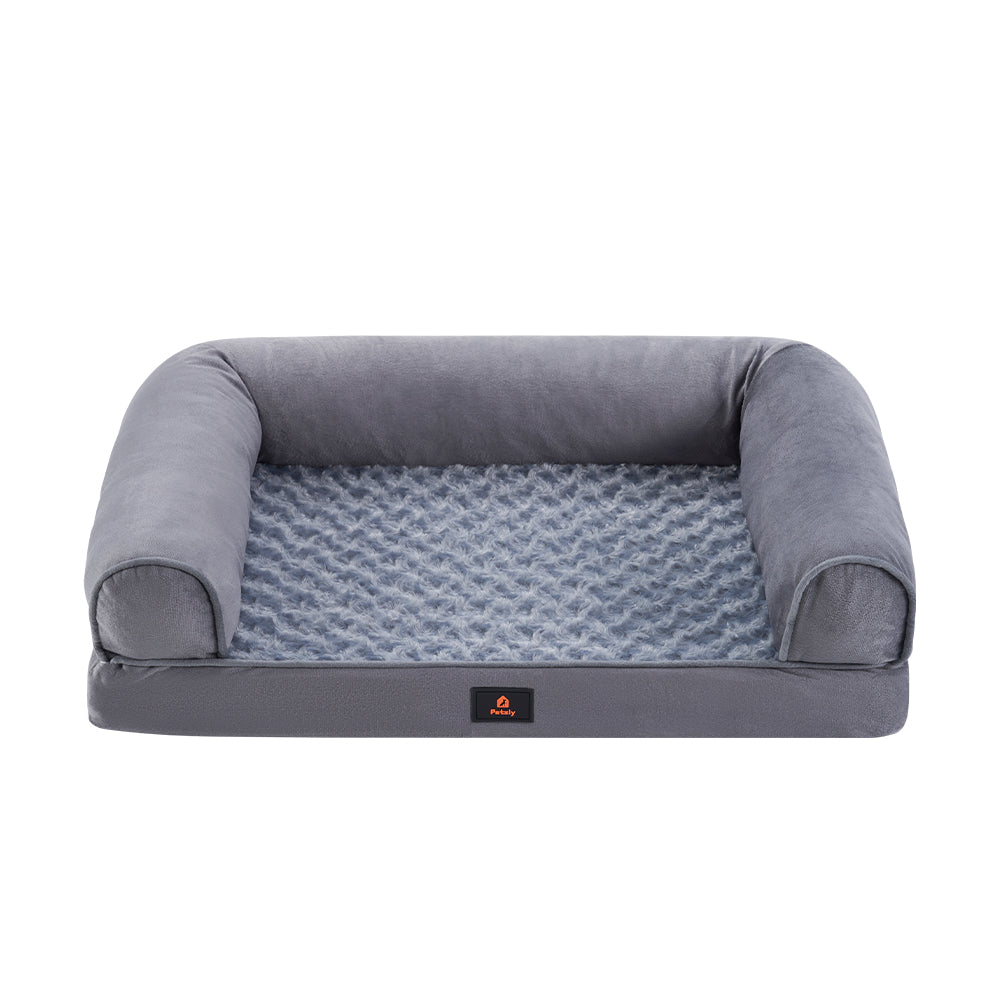 Petzly Dog Bed Memory Foam Calming Bed Orthopedic Sofa Washable Removable XX Large - Sunyee