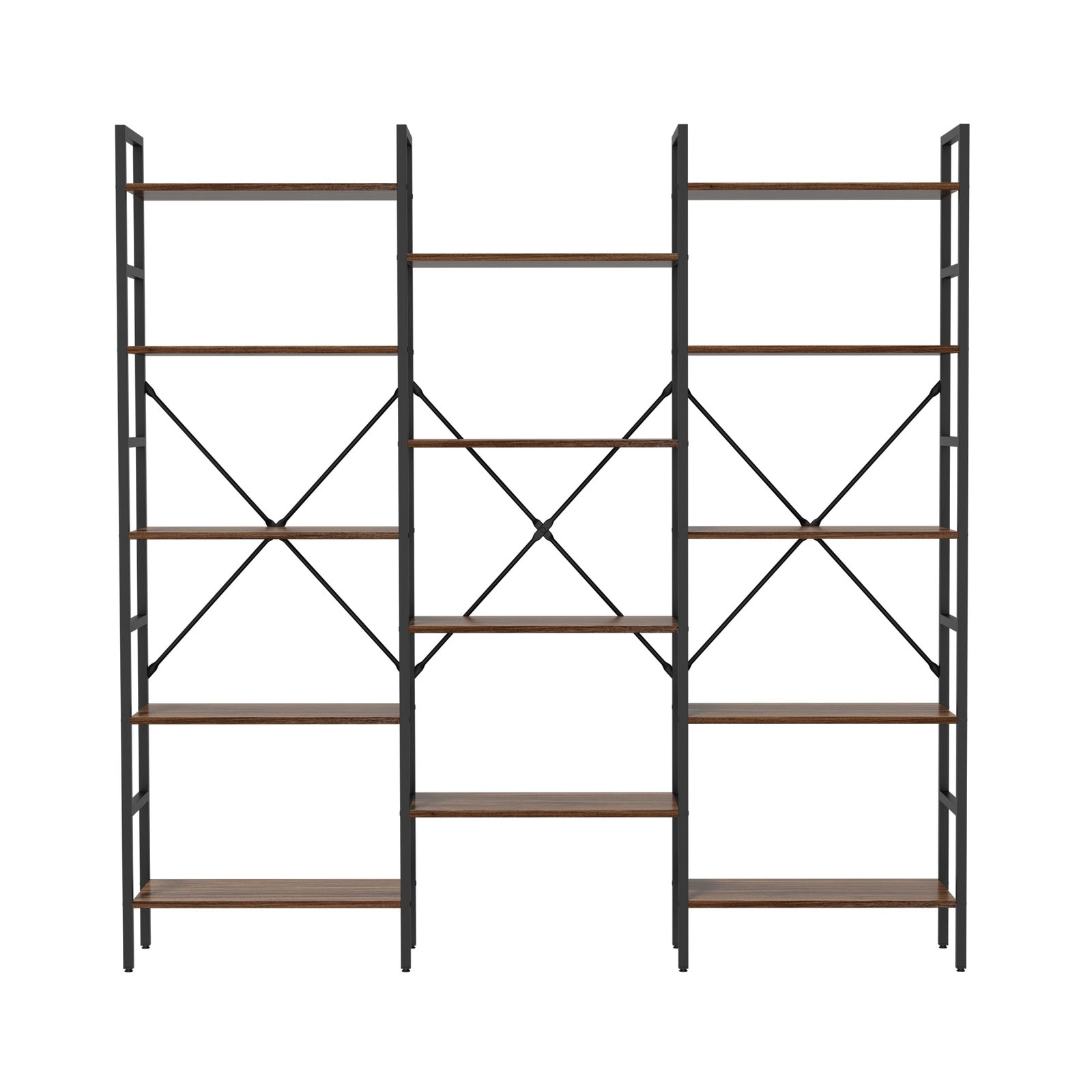 Oikiture 14 Tier Display Shelf Stand Bookshelf Metal Storage Industrial 1.76m - Sunyee