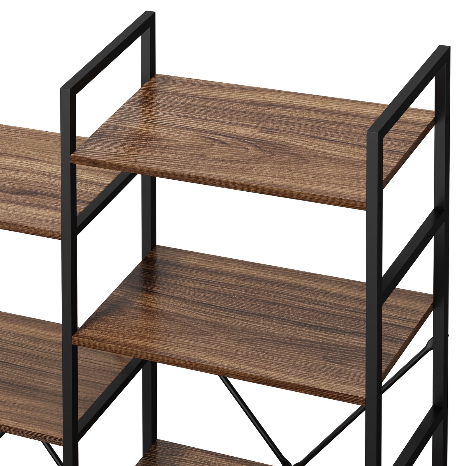 Oikiture 14 Tier Display Shelf Stand Bookshelf Metal Storage Industrial 1.76m - Sunyee
