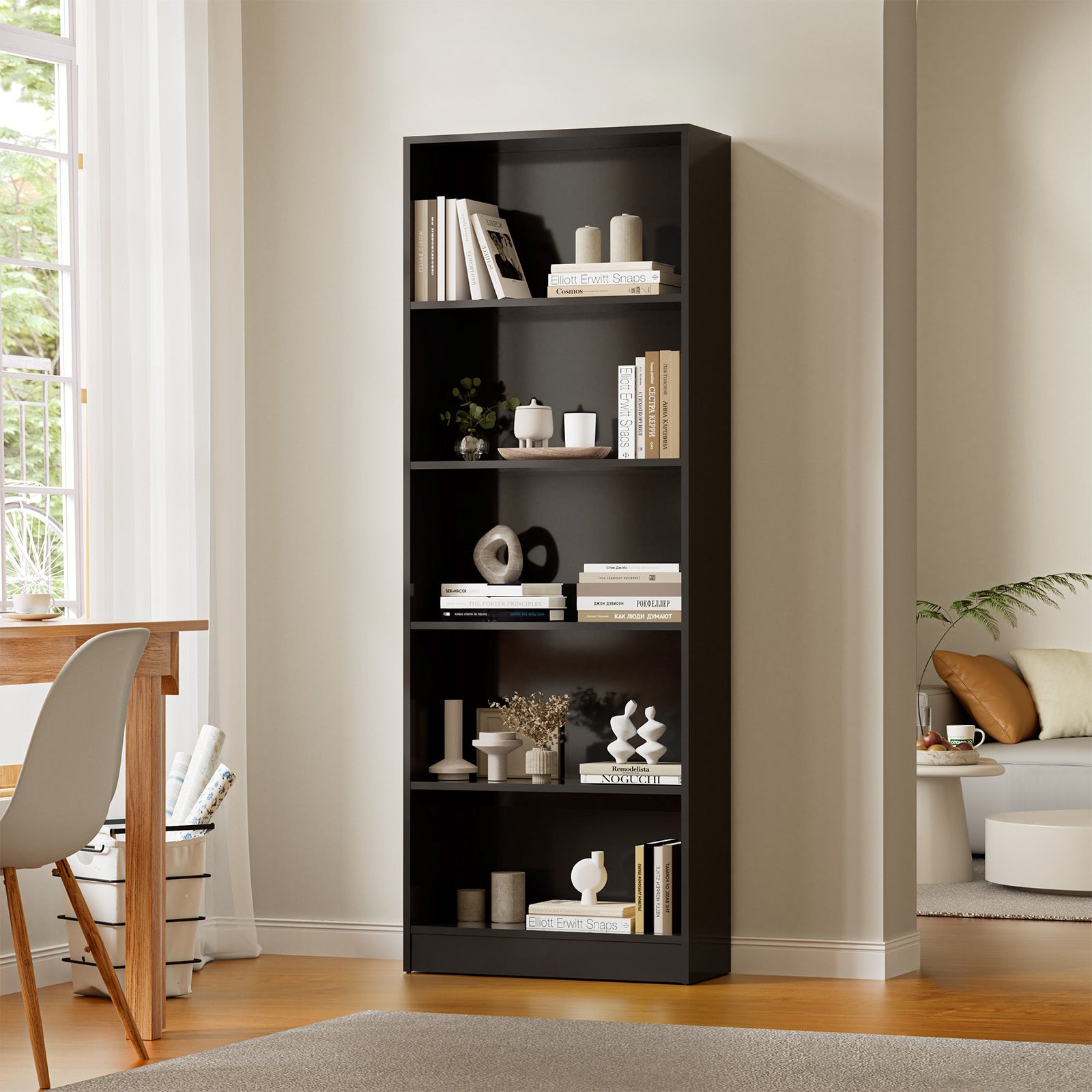 Oikiture Bookshelf Display shelves Unit Bookcase Book Cube Storage Stand Rack