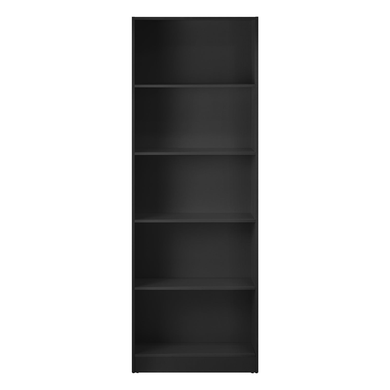 Oikiture Bookshelf Bookcase Display shelves 5-Tier Storage Stand Rack Black - Sunyee