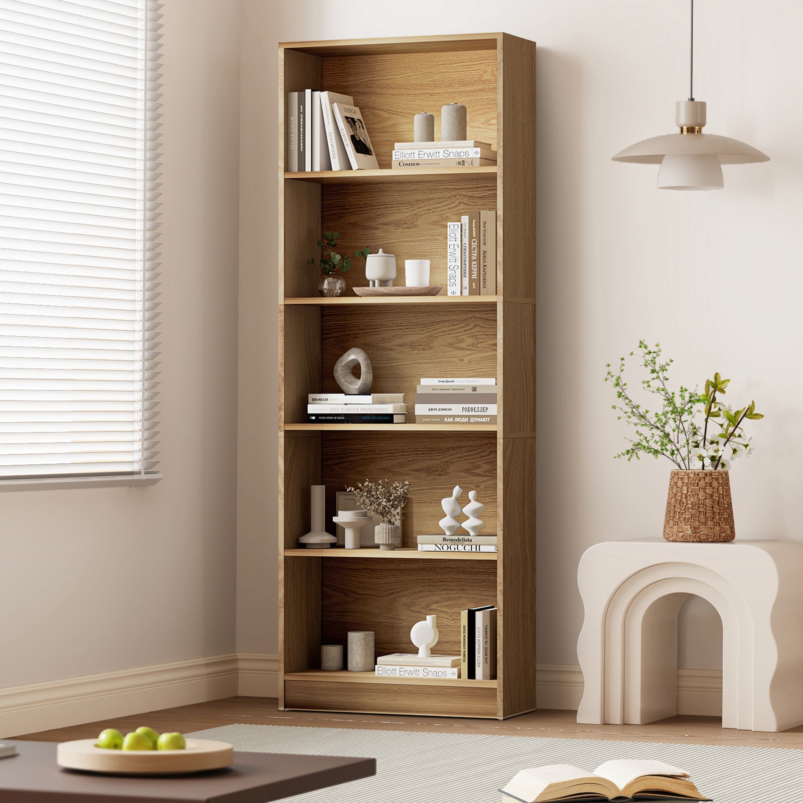 Oikiture Bookshelf Display shelves Unit Bookcase Book Cube Storage Stand Rack