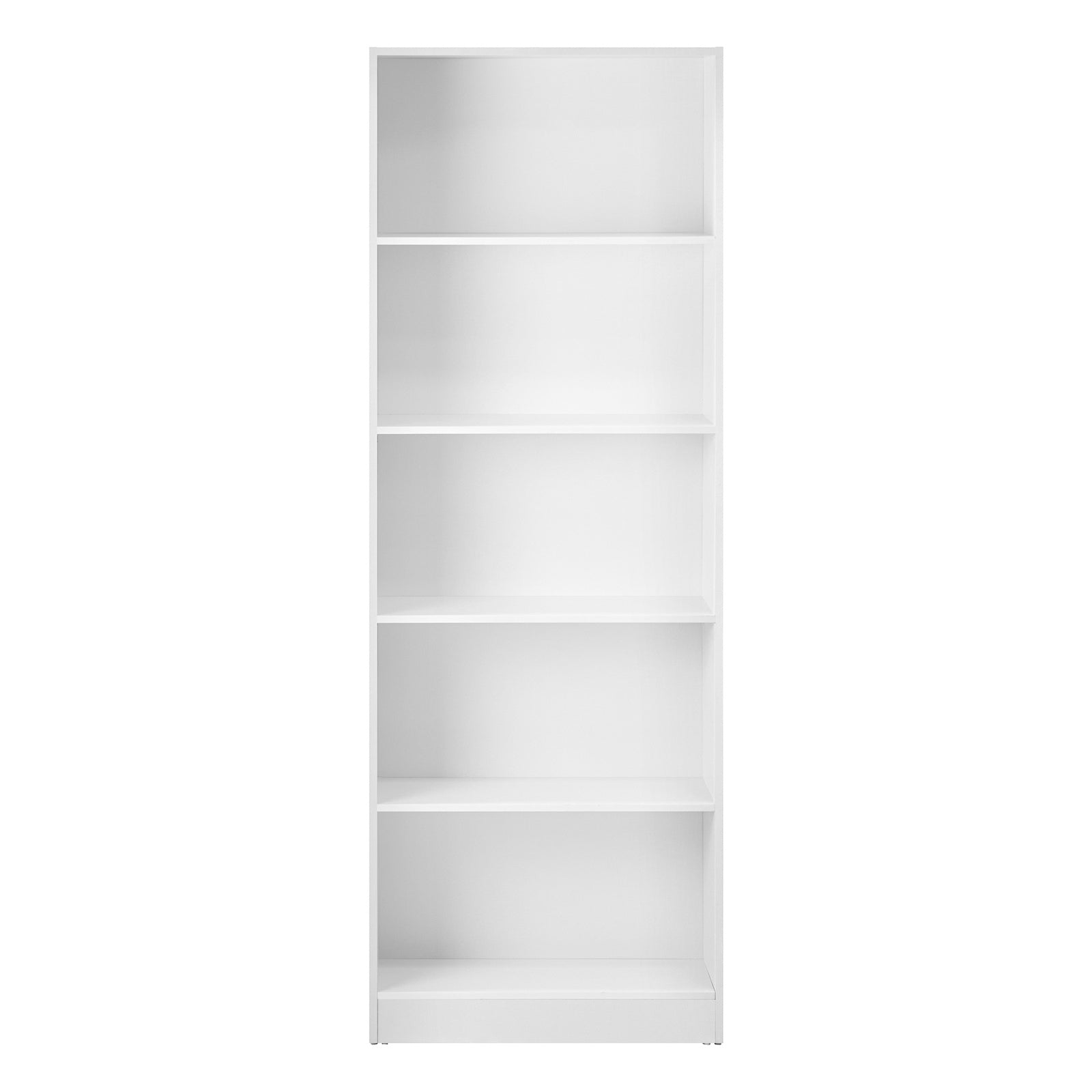 Oikiture Bookshelf Bookcase Display shelves 5-Tier Storage Stand Rack White - Sunyee