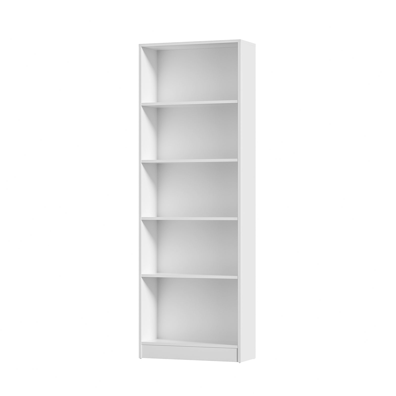 Oikiture Bookshelf Bookcase Display shelves 5-Tier Storage Stand Rack White - Sunyee
