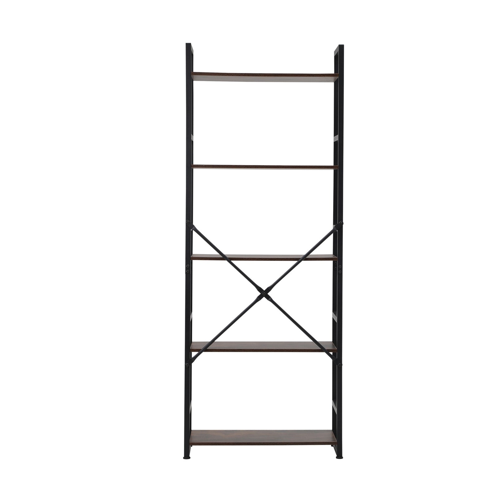 Oikiture Display Shelf 5-Tier Shelves Bookshelf Storage Bookcase Stand Rack 60CM - Sunyee